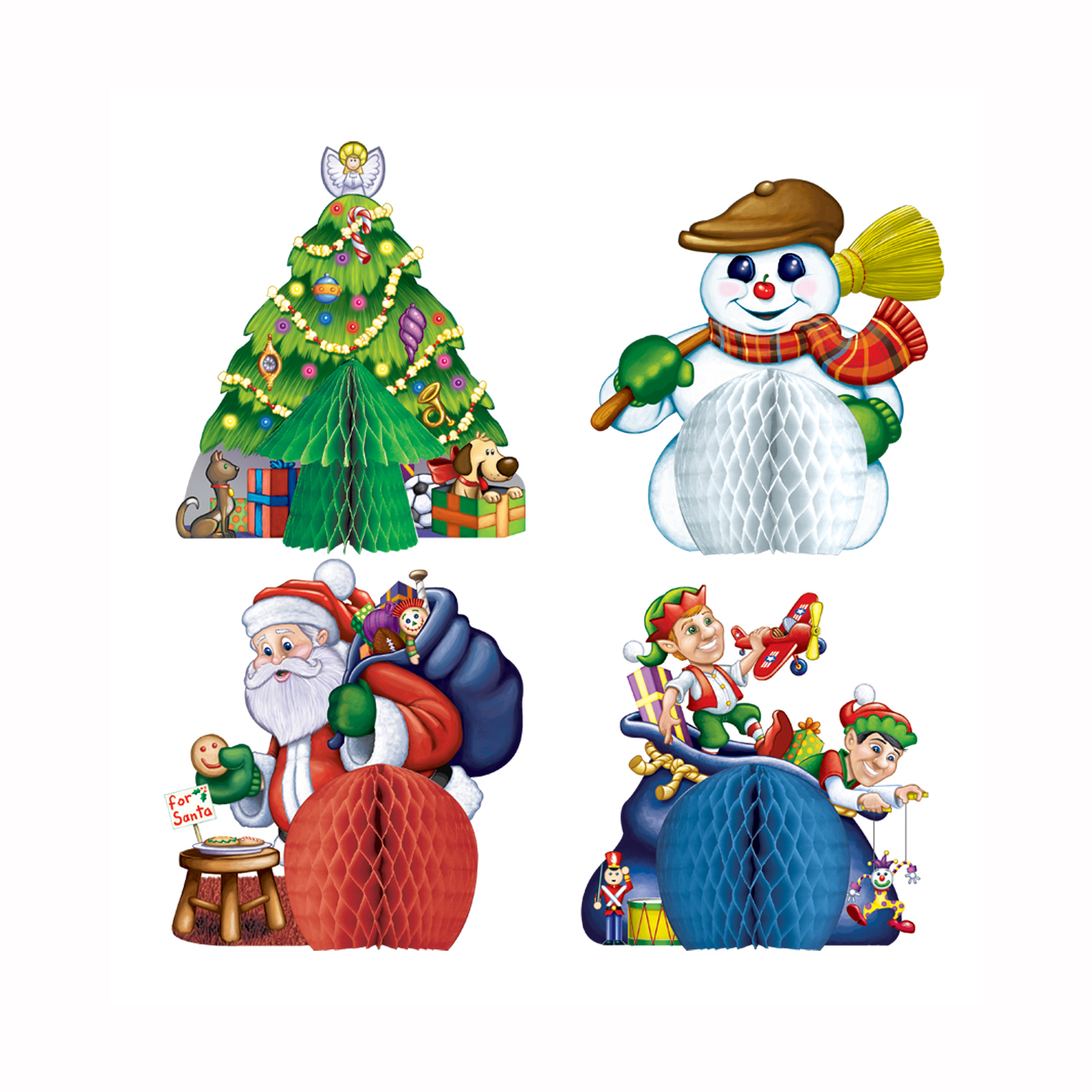 Christmas Mini Centrepieces (Set of 4)