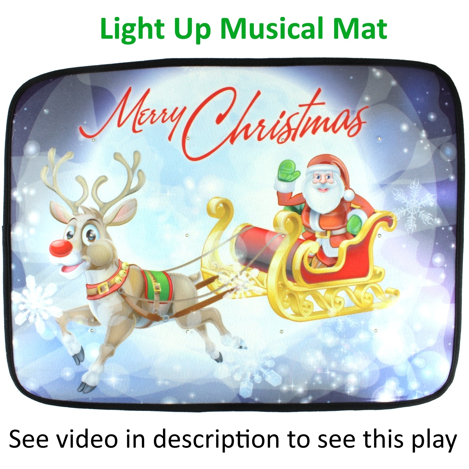 Musical Christmas Door Mat
