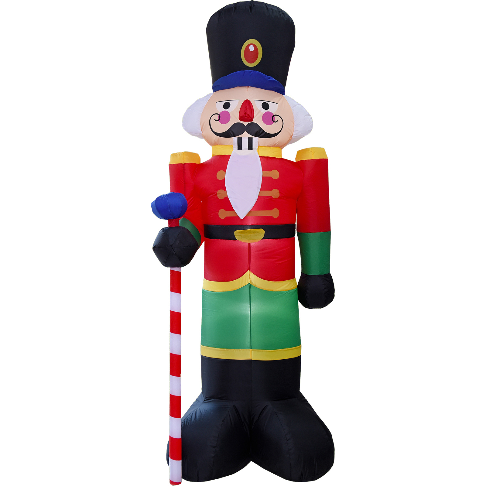 Christmas Inflatable Nutcracker With LED Lights 240cm 