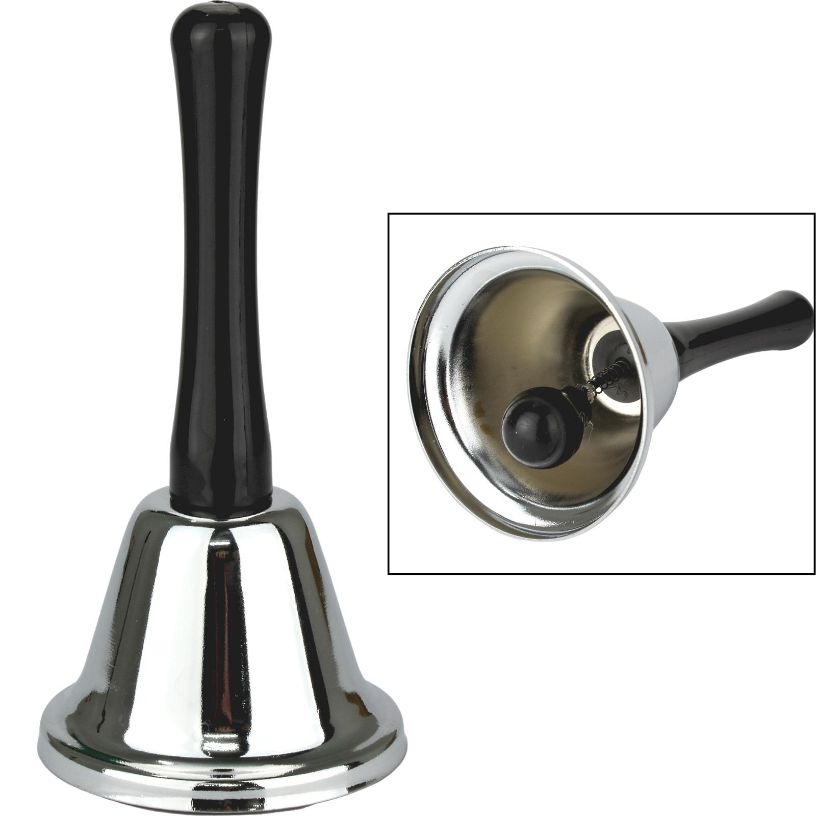 Silver Santa Claus Hand Bell 13cm