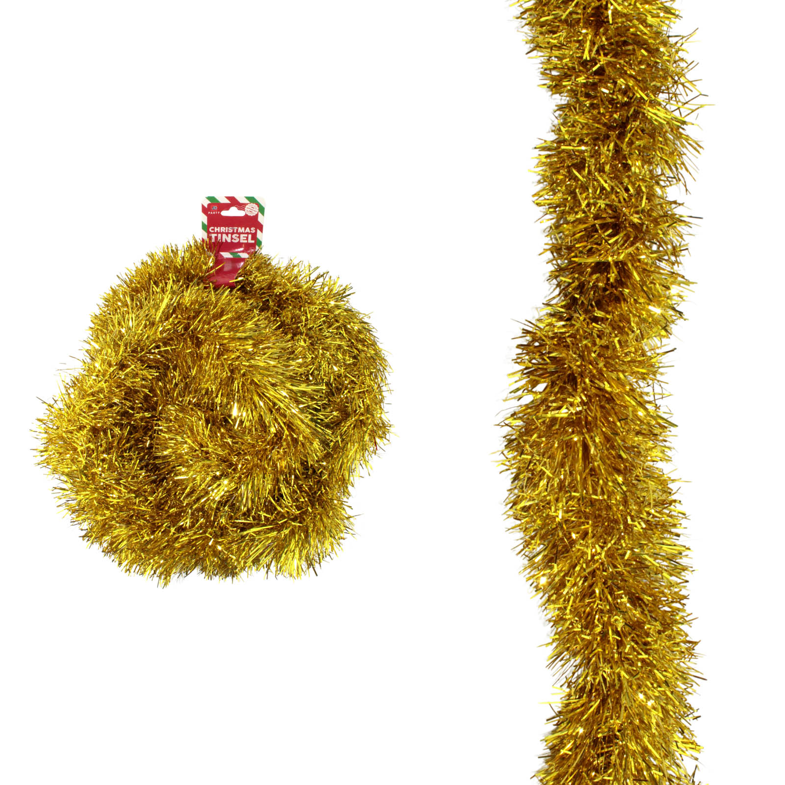 Gold Classic Christmas Tinsel (2m)  