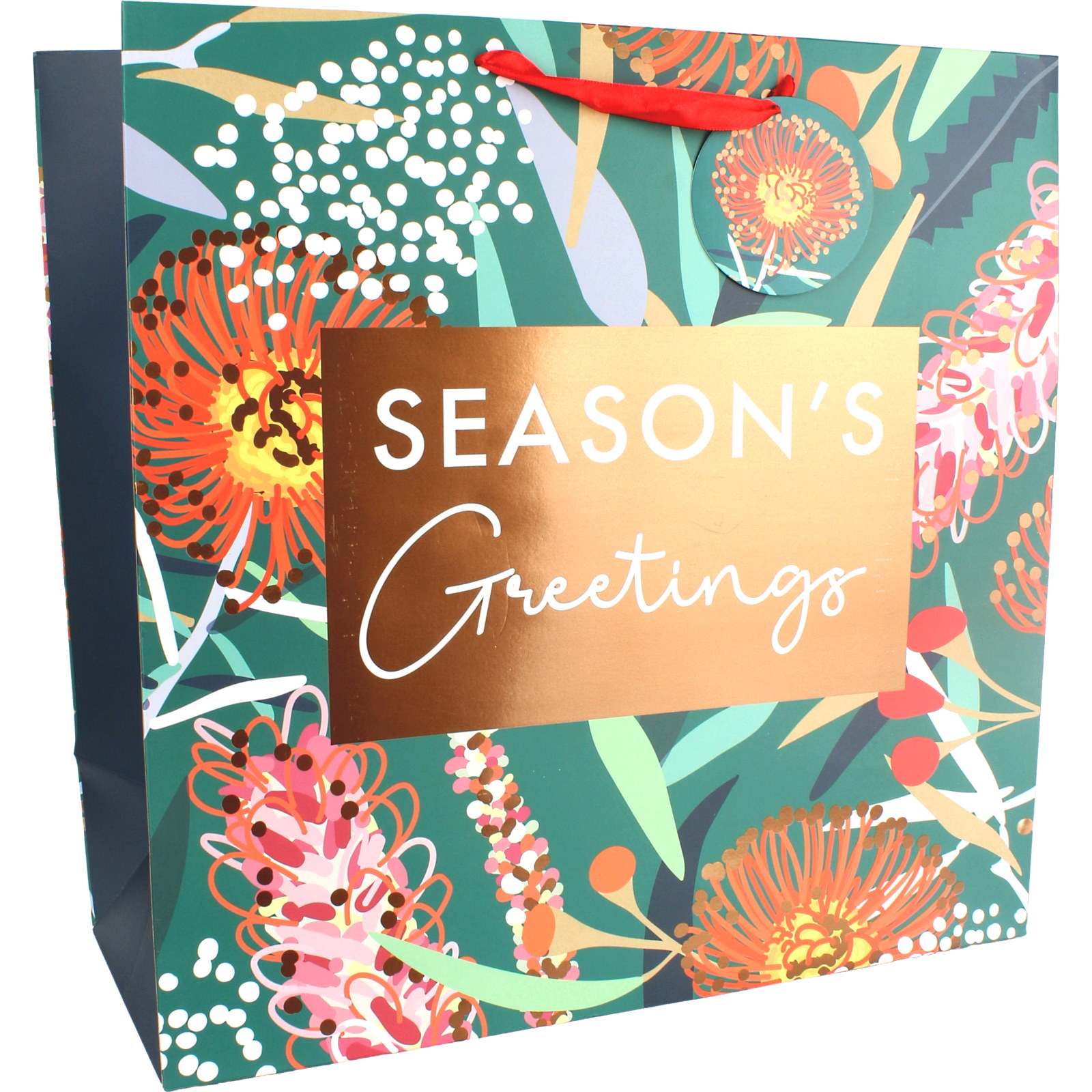Australiana Season's Greetings Paper Gift Bag 45cm x 45cm
