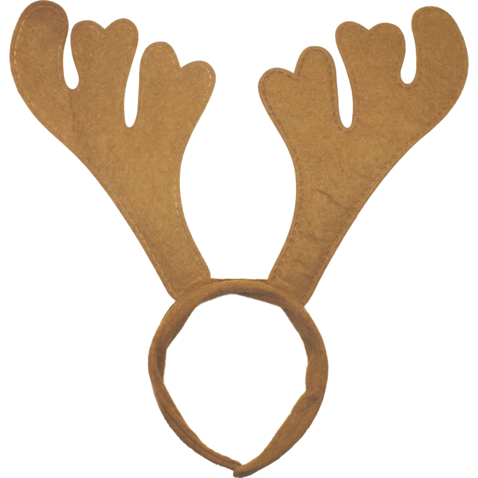 Brown Felt Reindeer Antlers Headband