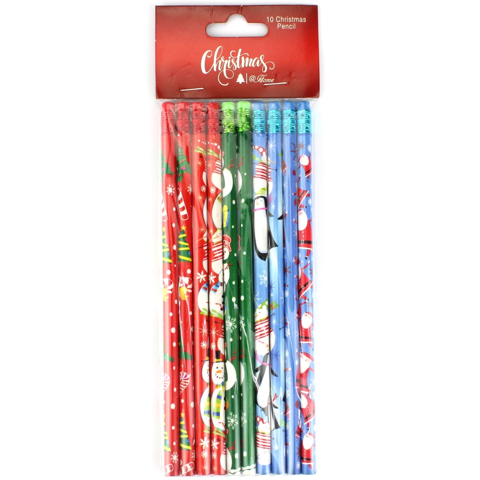 Christmas Pencils (Pack of 10)