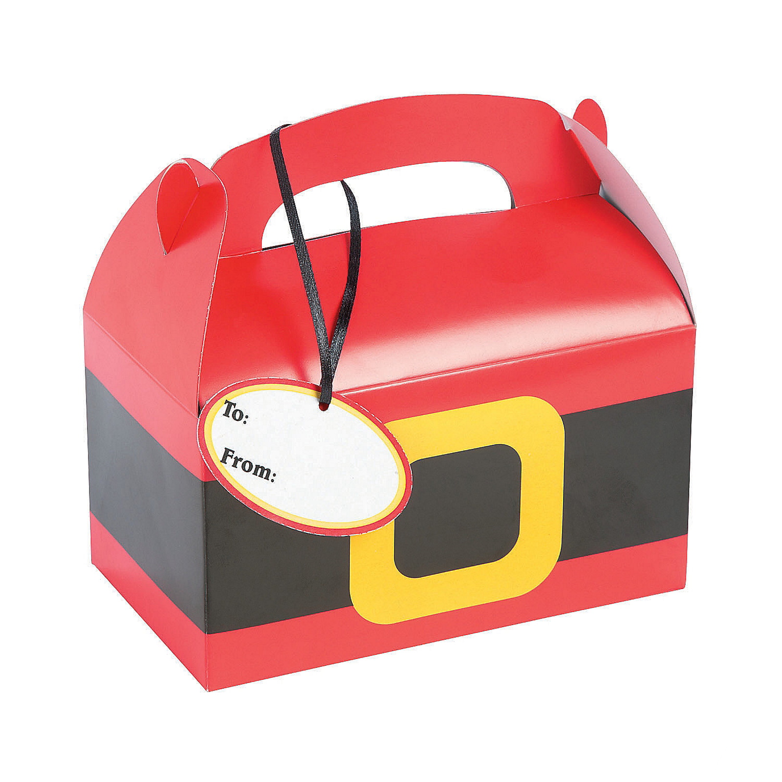 Santa Treat Boxes with Tags (Pack of 6)
