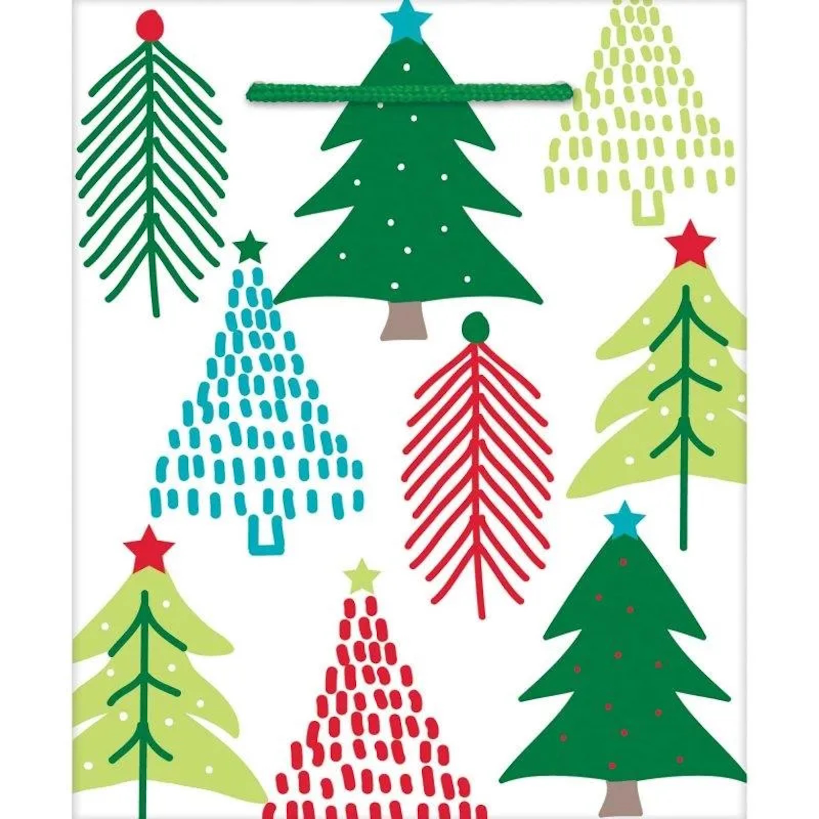 Christmas Fun Small Vertical Gift Bags Pack of 7