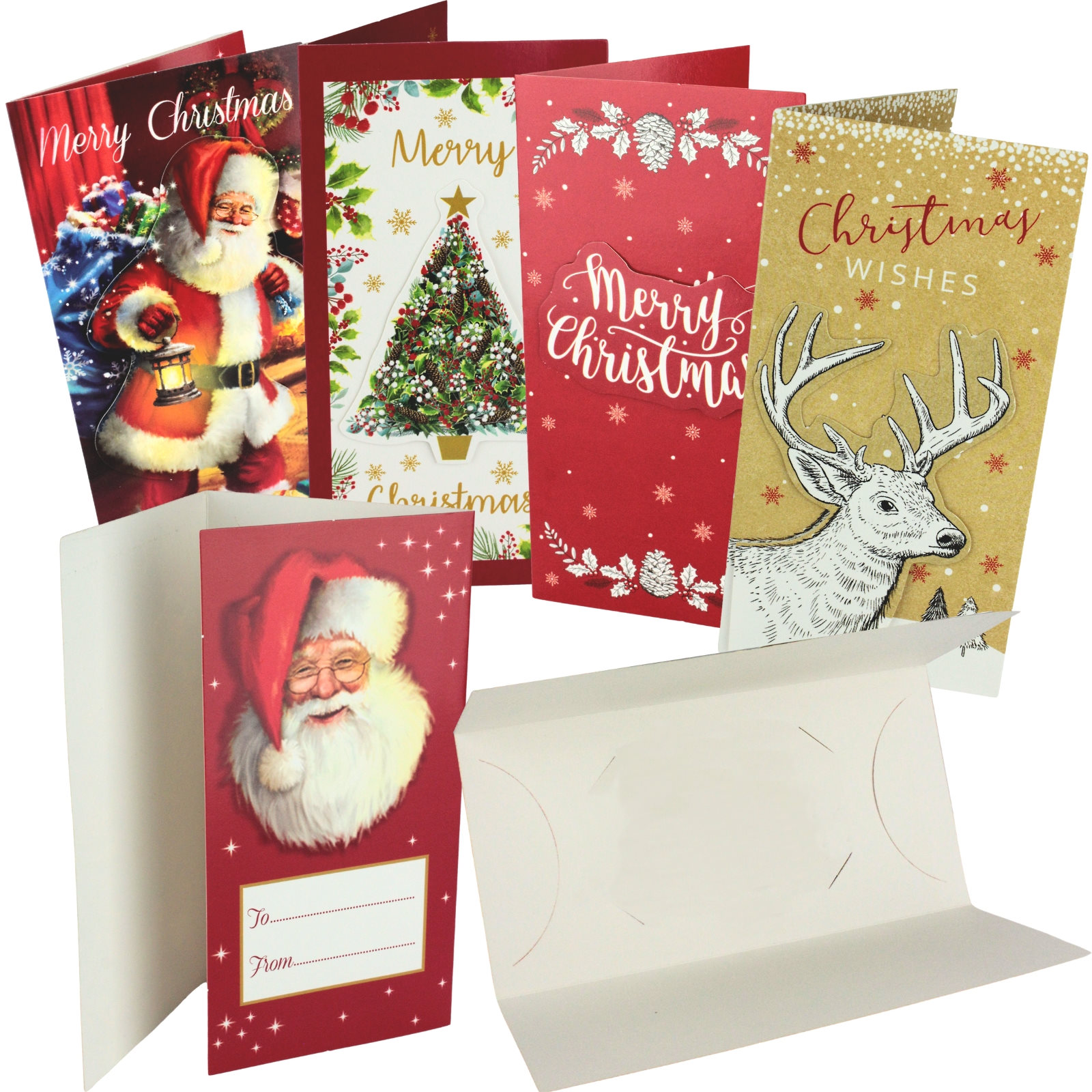Christmas Money and Gift Card Holders (Pack of 4)