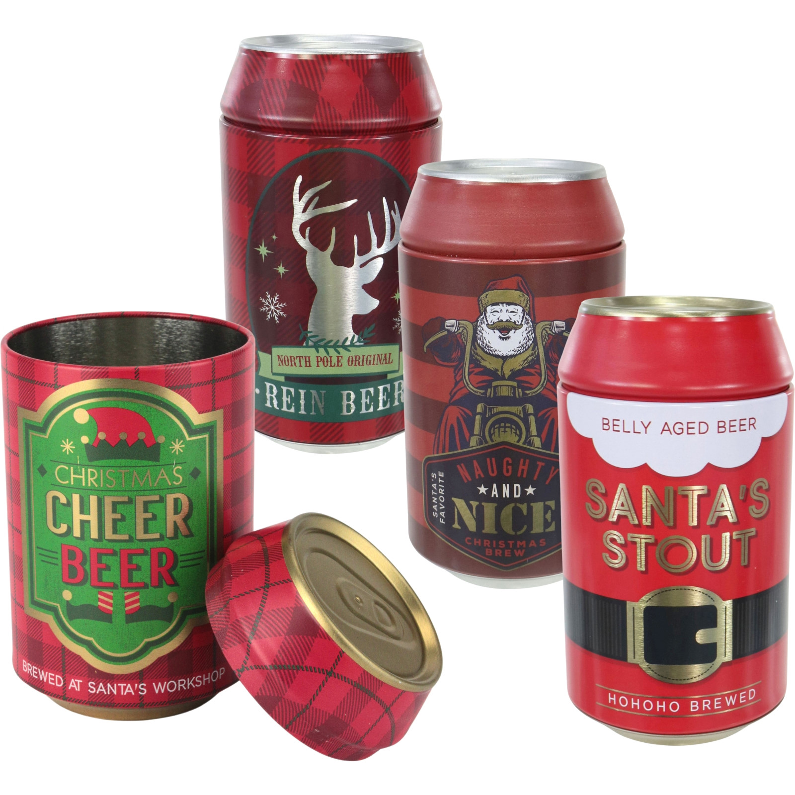 Christmas Beer Can Gift Card Holder 12cm (1 Only) 