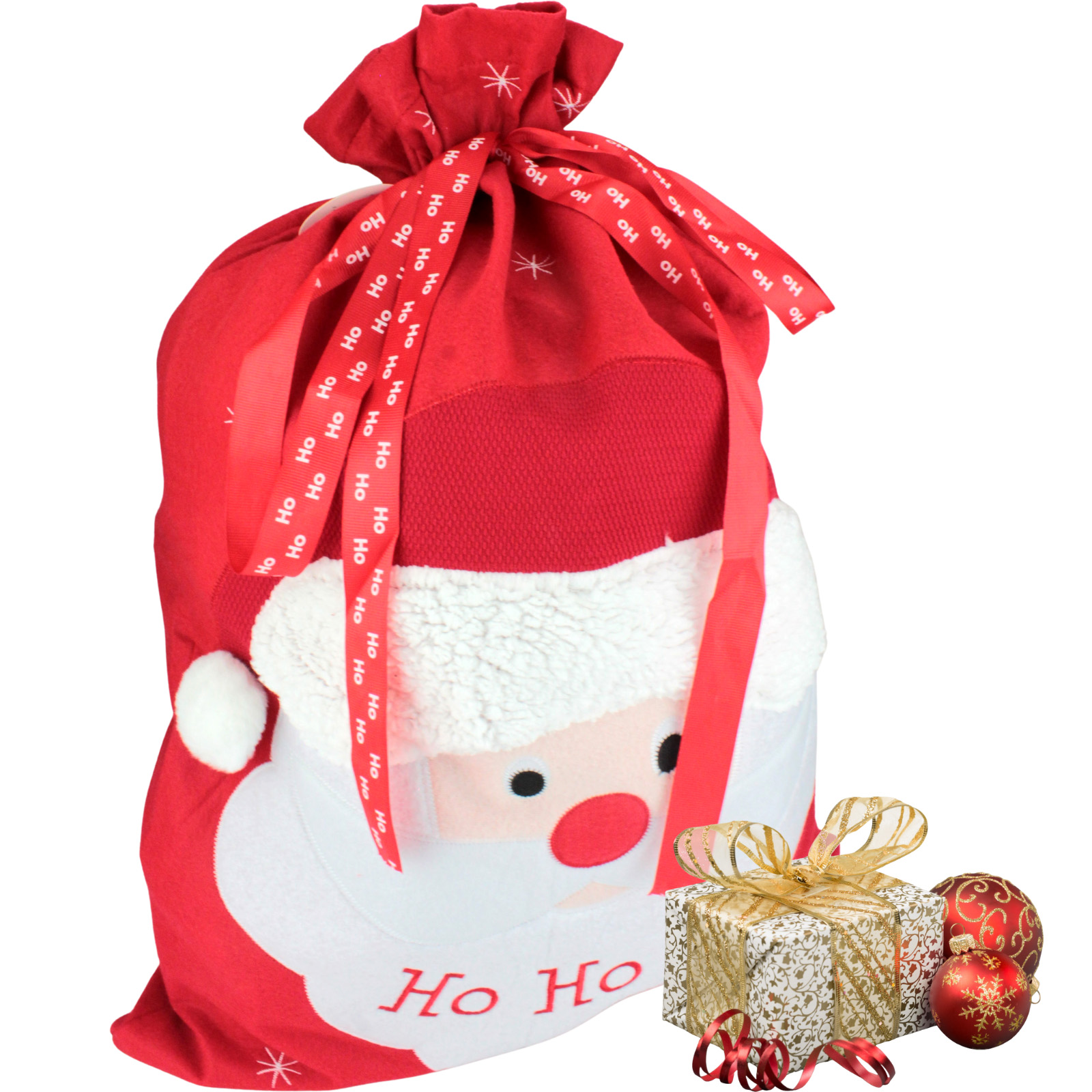 Ho Ho Ho Santa Gift Sack 70cm