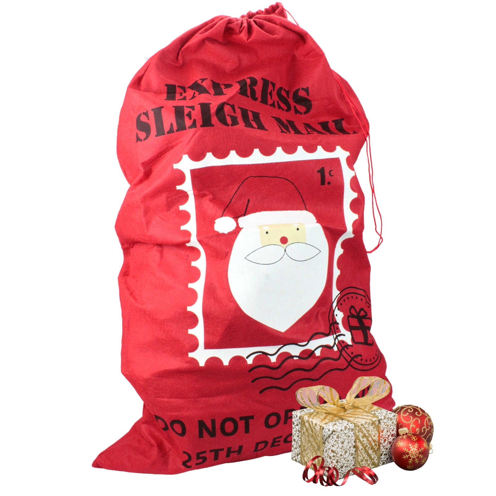 Express Sleigh Mail Santa Gift Sack 90cm 