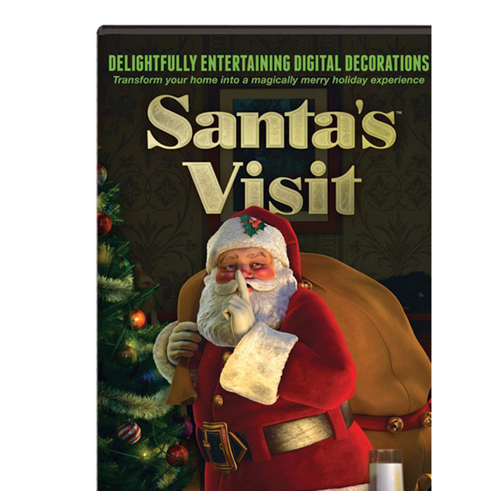 Santa's Visit AtmoscheerFX DVD Digital Decoration
