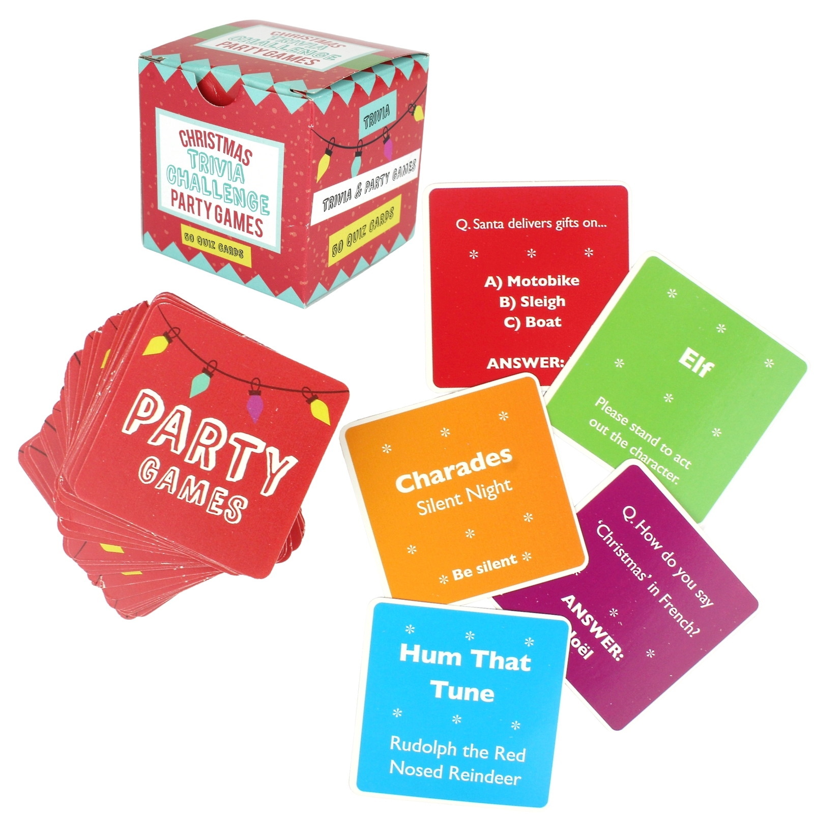 Christmas Trivia Challenge Party Game