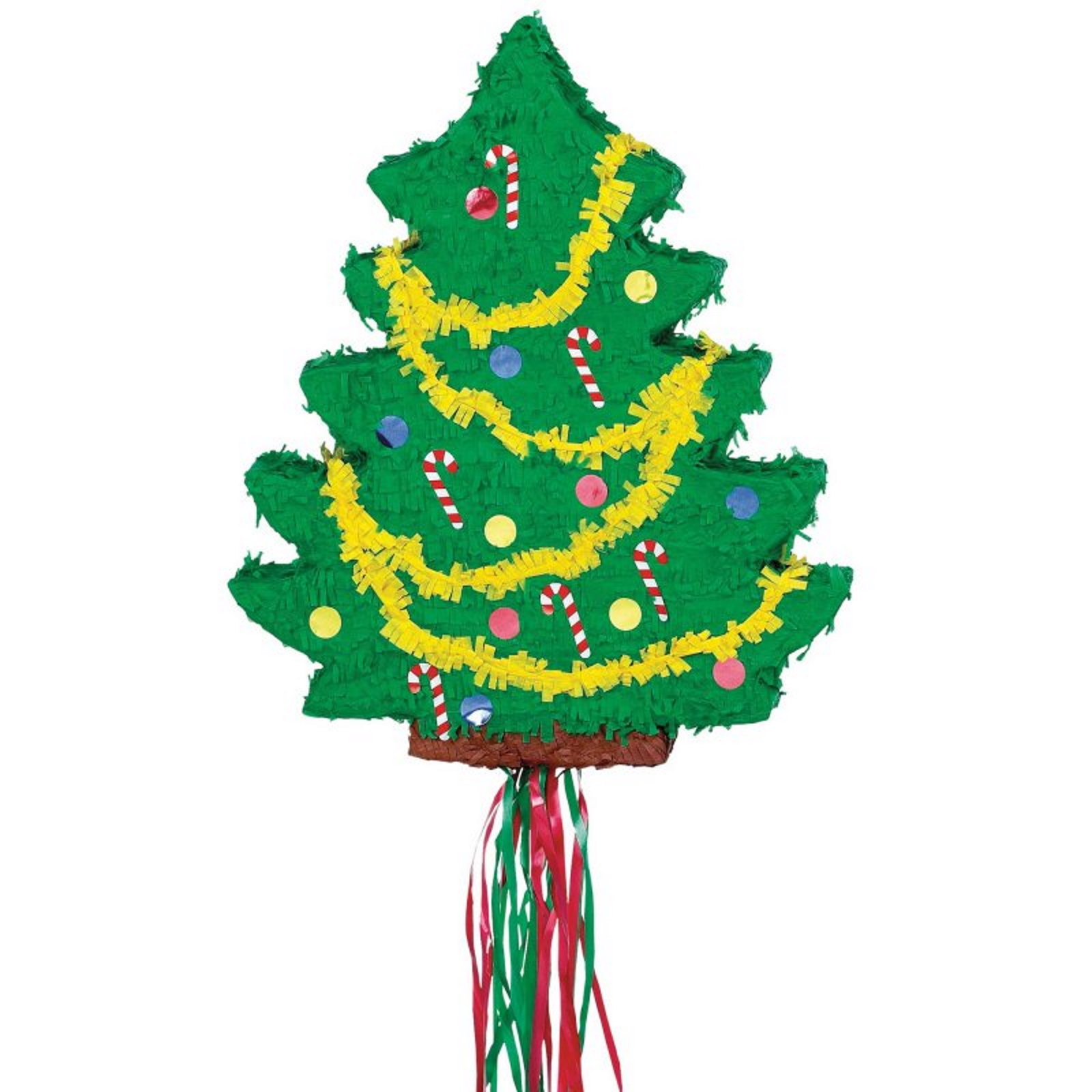 Christmas Tree Pull String Pinata 56cm