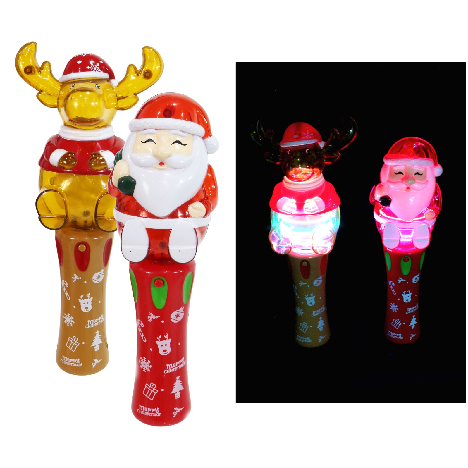 Christmas Light Up Spinner Wand (1 Only) 