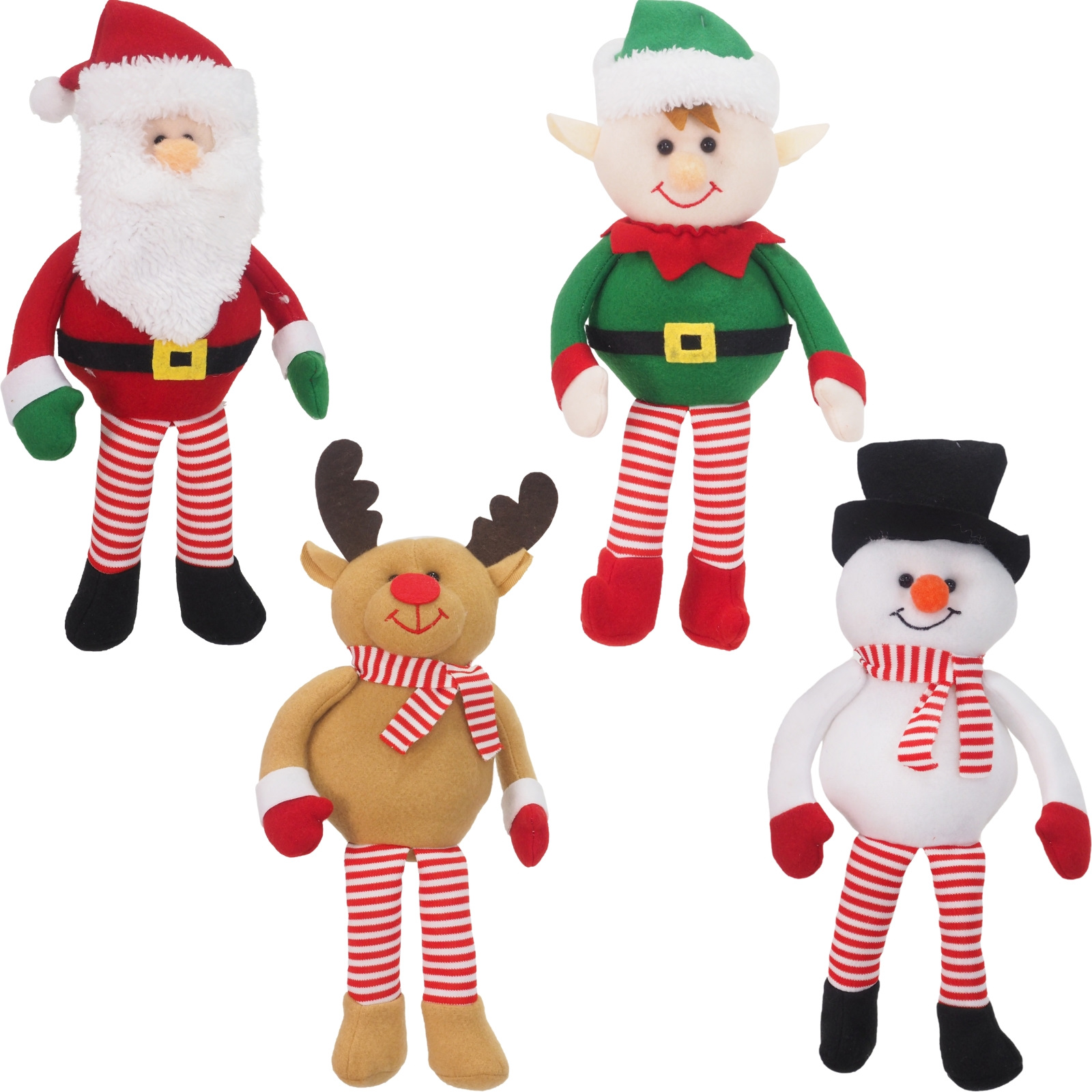Christmas Candy Legs Sitting Doll (1 Only) 