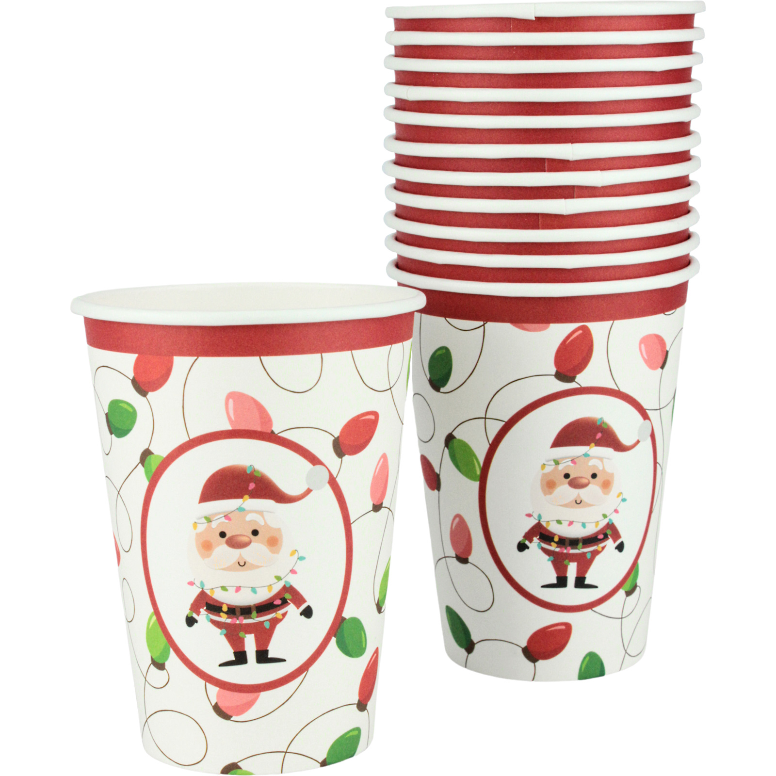 Merry And Bright Paper Cups (Pack of 12)