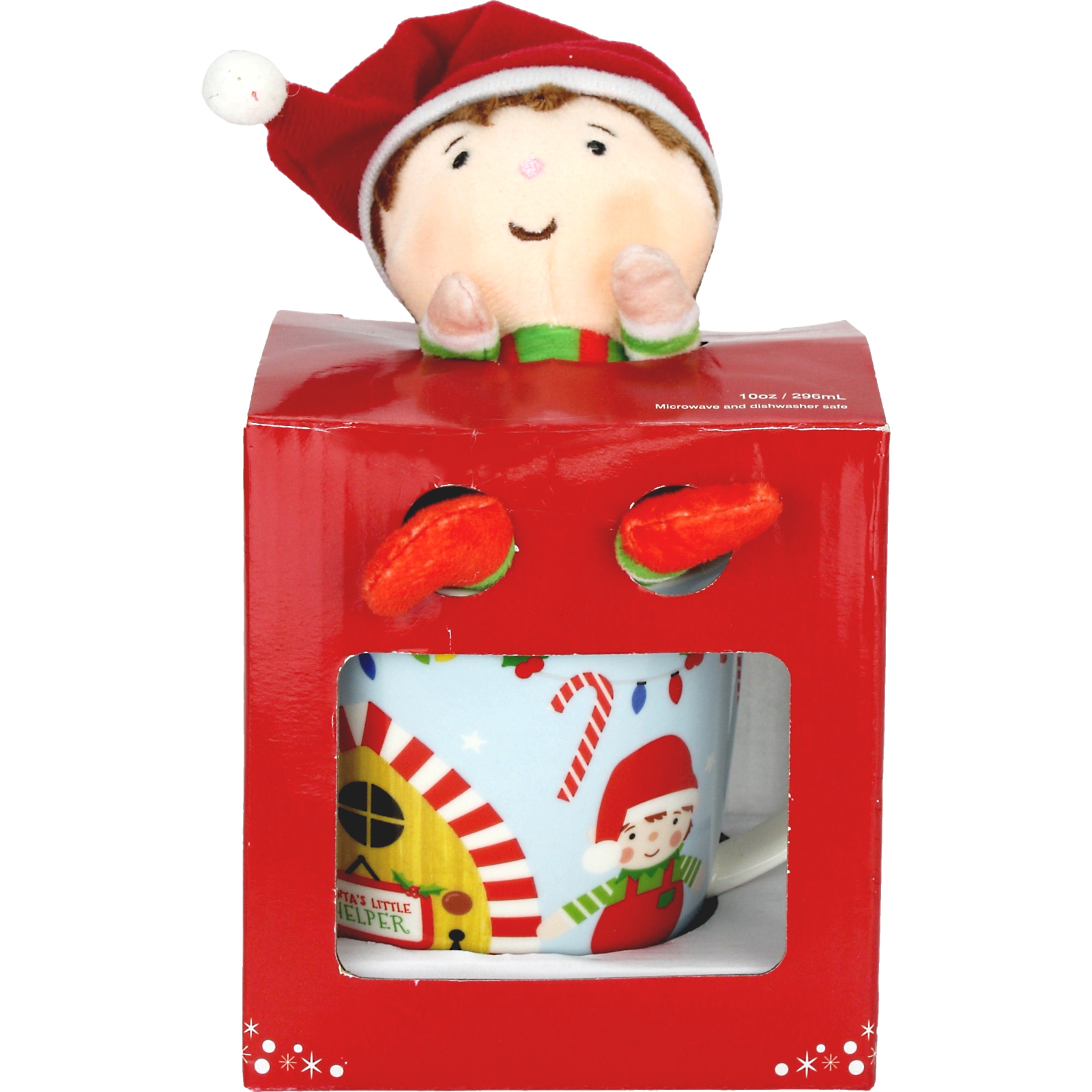 Elf North Pole Mug & Plush Toy Gift Set