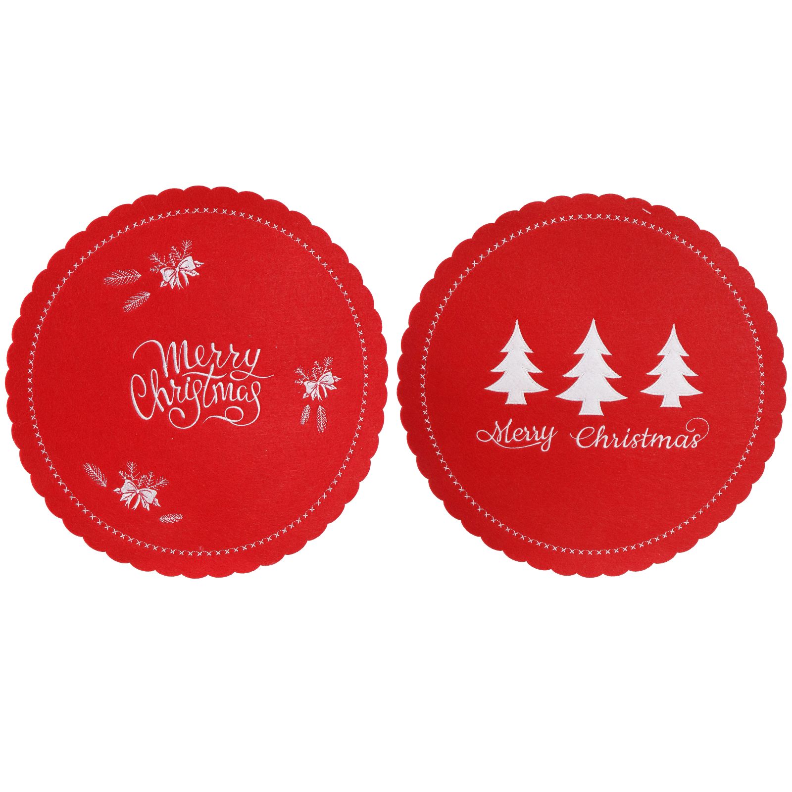 Red Merry Christmas Placemat (1 Only) 