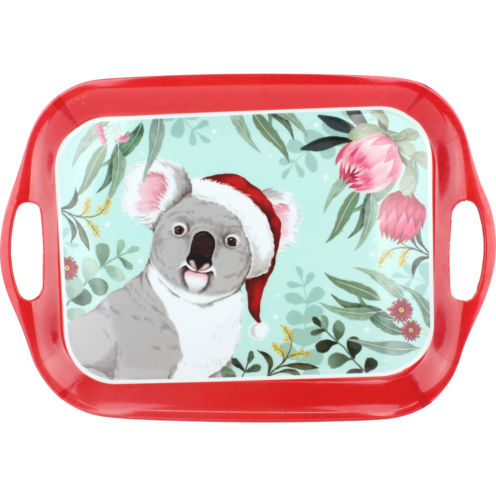 Outback Christmas Koala Melamine Tray 