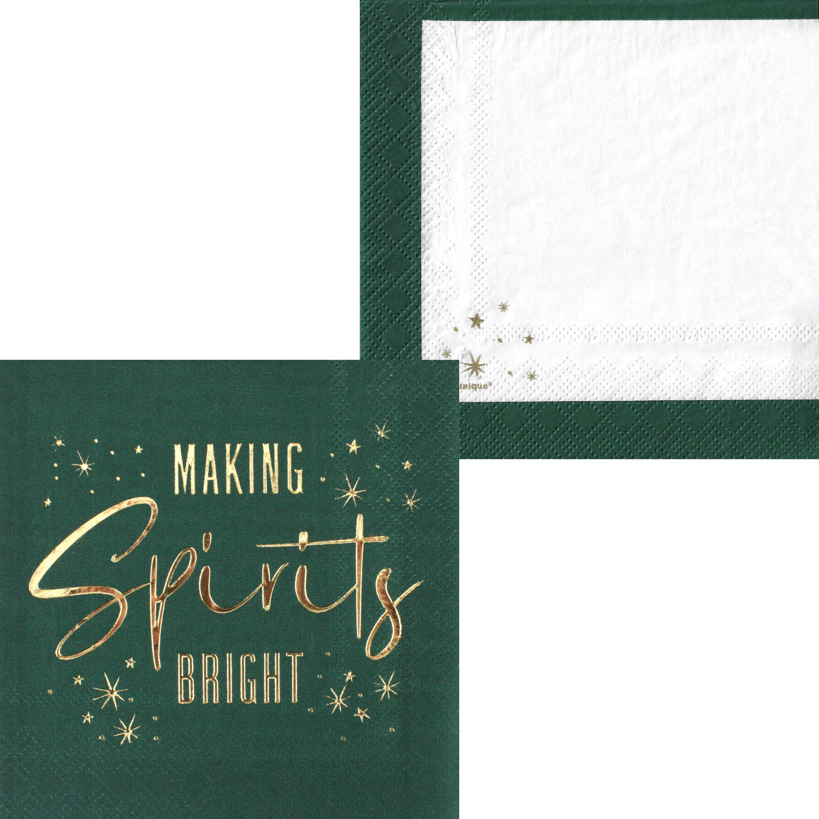 Making Spirits Bright Small Paper Napkins / Serviettes (Pack of 20)