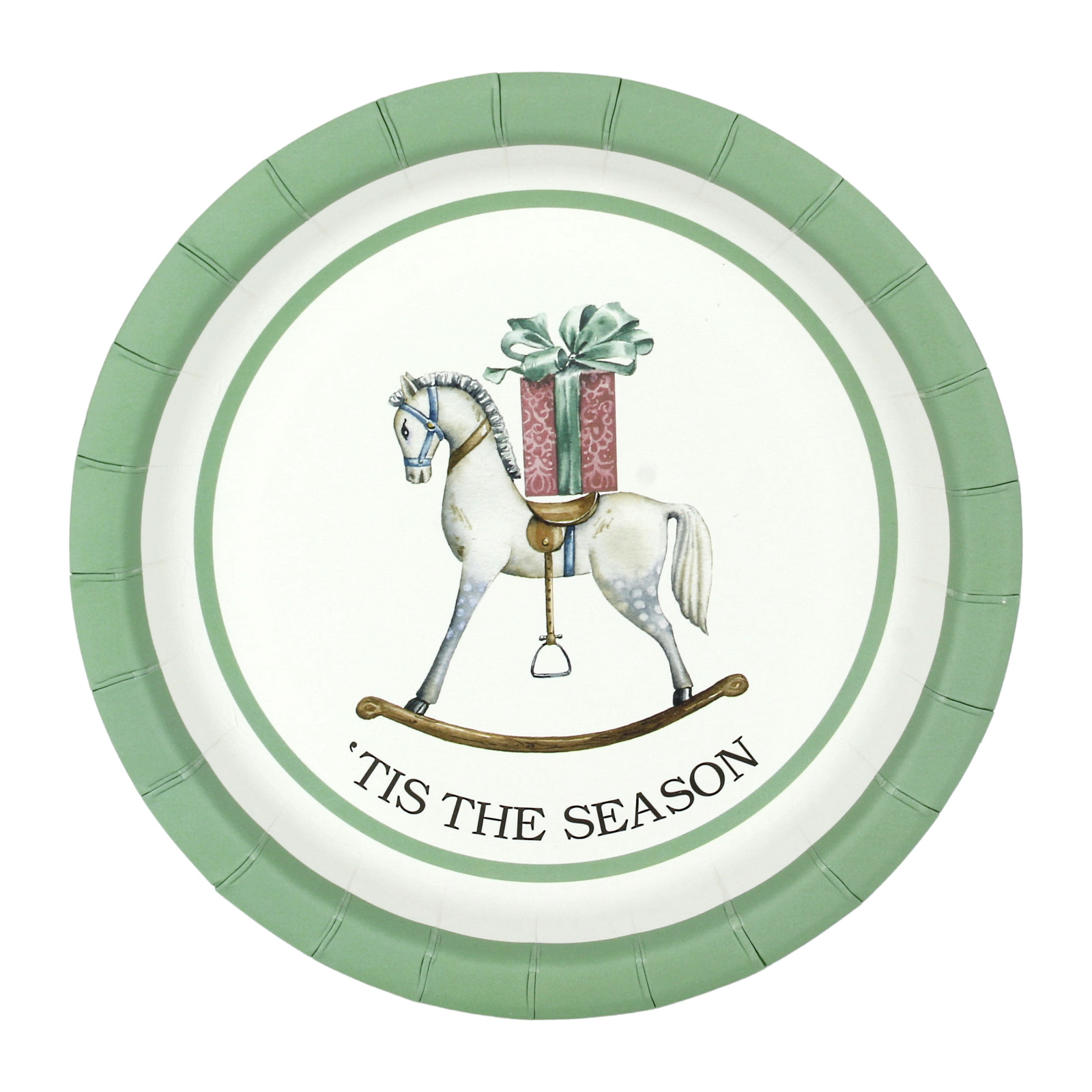 'Tis The Season Small Paper Plates (Pack of 10)