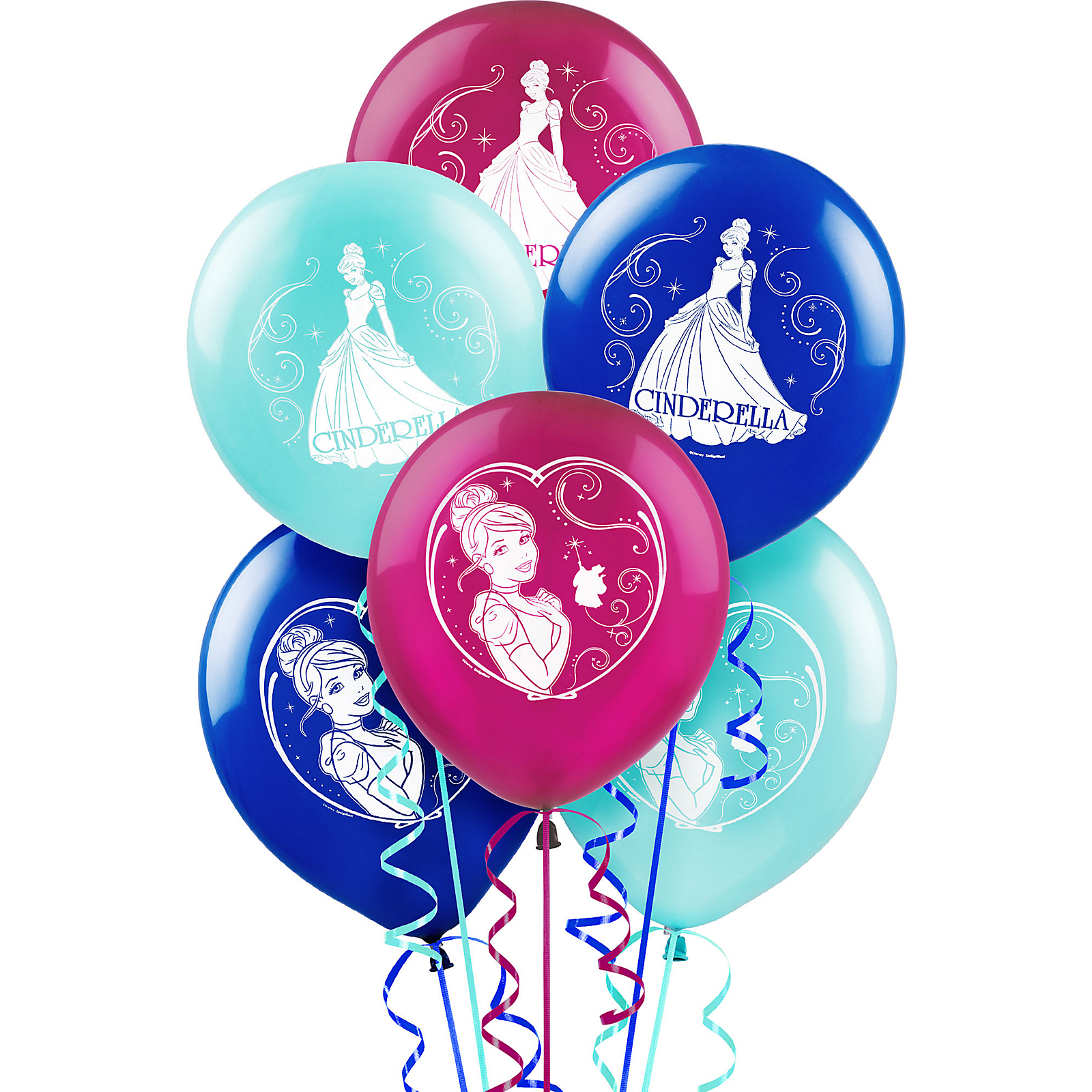 Cinderella Balloons (Pack of 6)