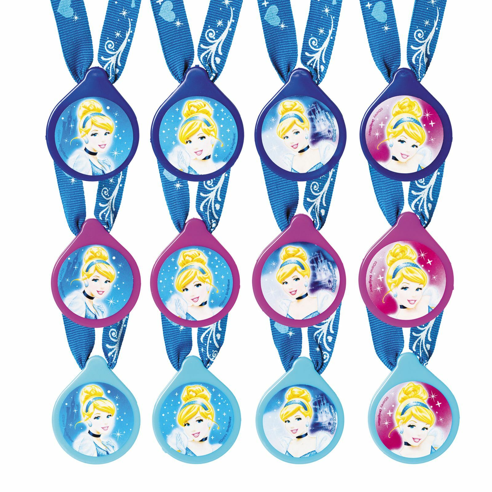 Cinderella Charm Necklaces (Pack of 12)