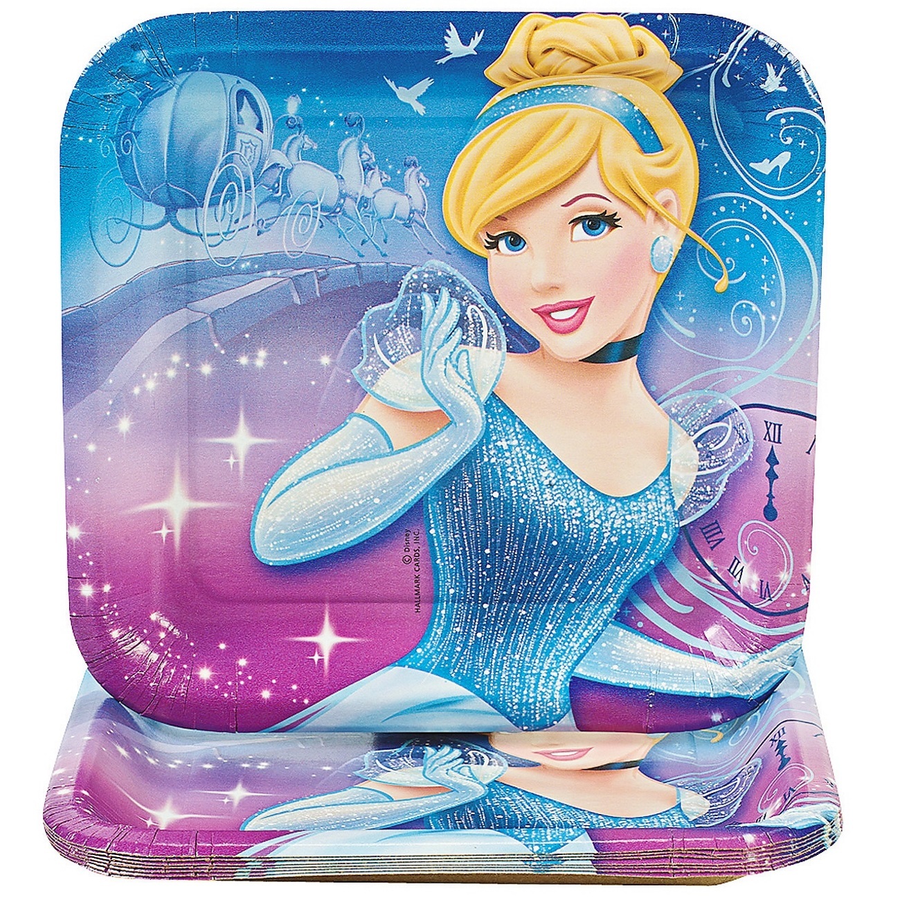 Cinderella Small Paper Plates (Pack of 8)
