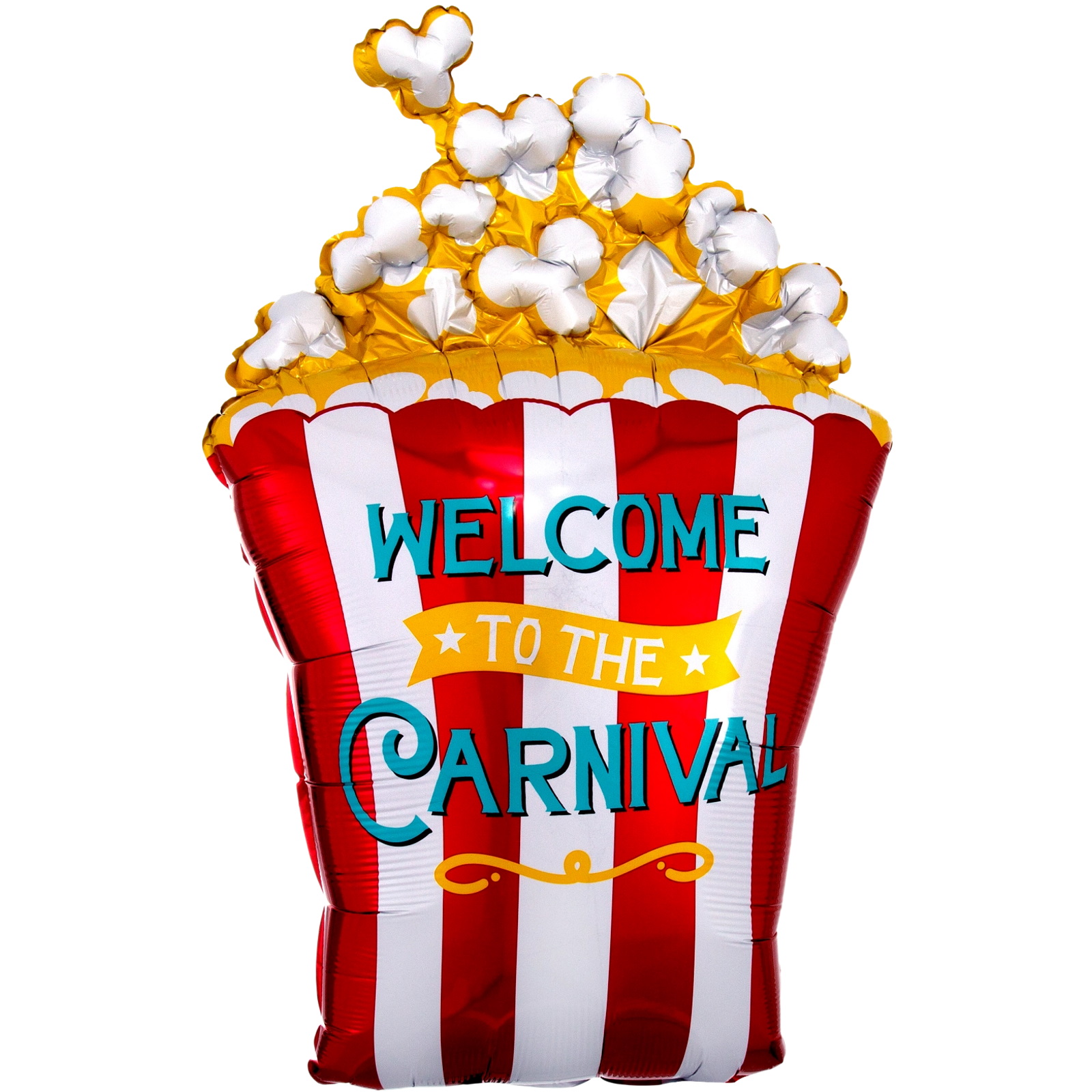 Carnival Popcorn Supershape Helium Balloon 73cm