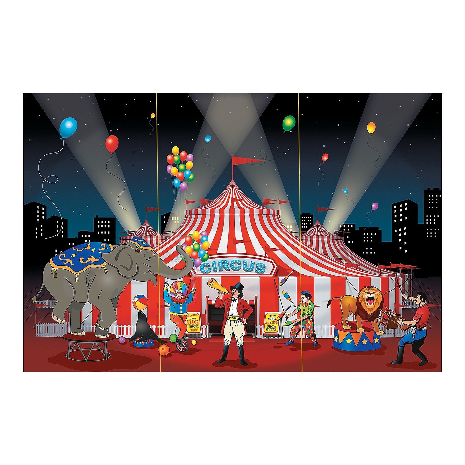 Circus Backdrop Banner