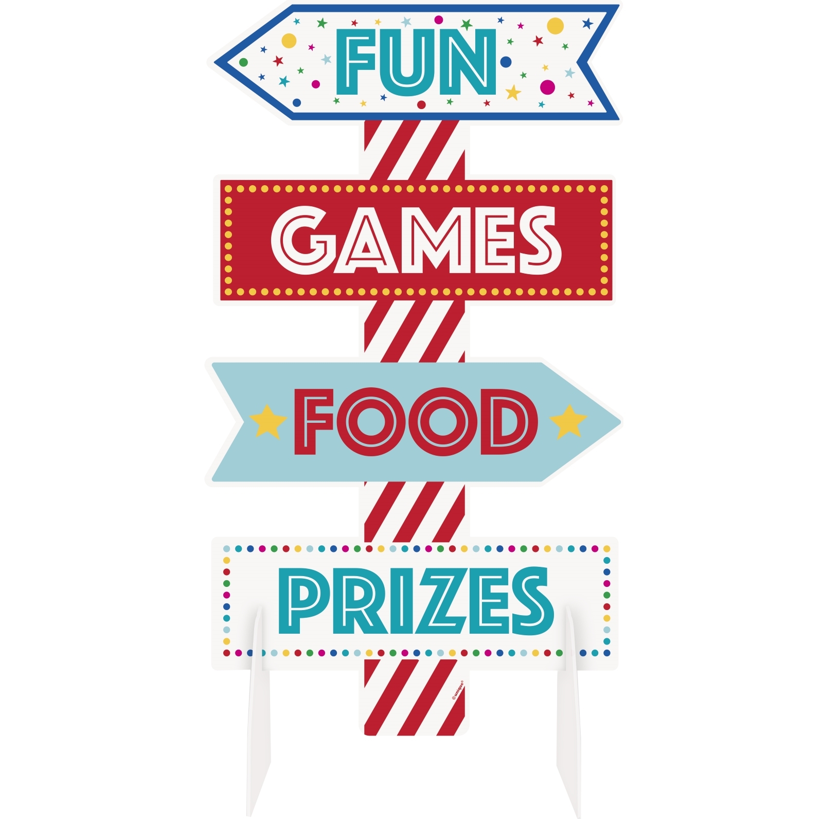 Circus Carnival Sign Centrepiece 