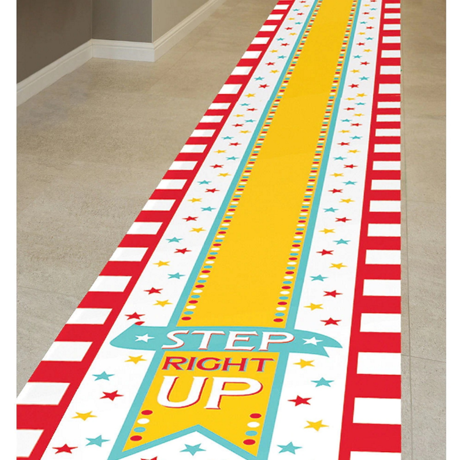 Carnival Games Step Right Up Floor Runner
