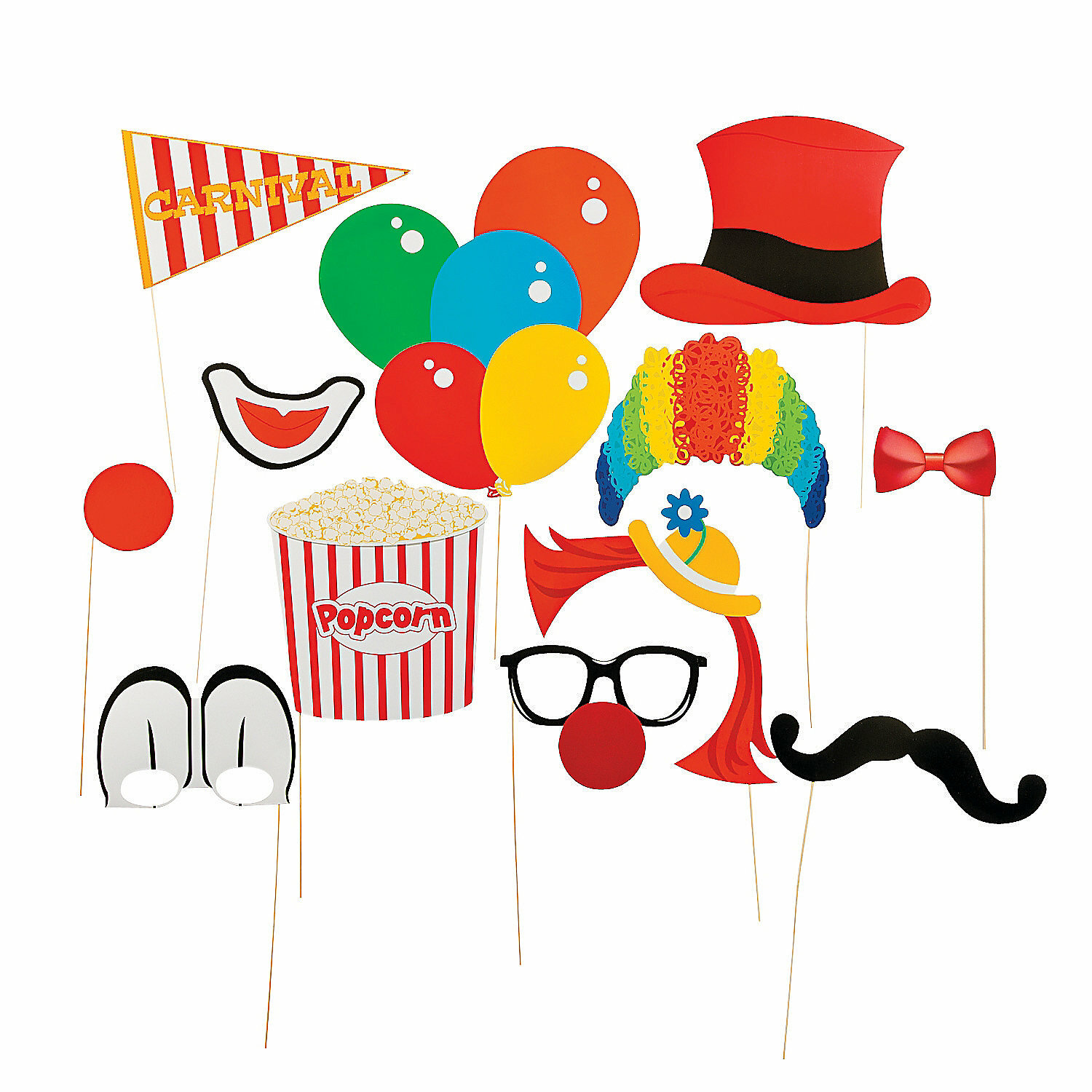 Circus Photo Props (Pack of 12)