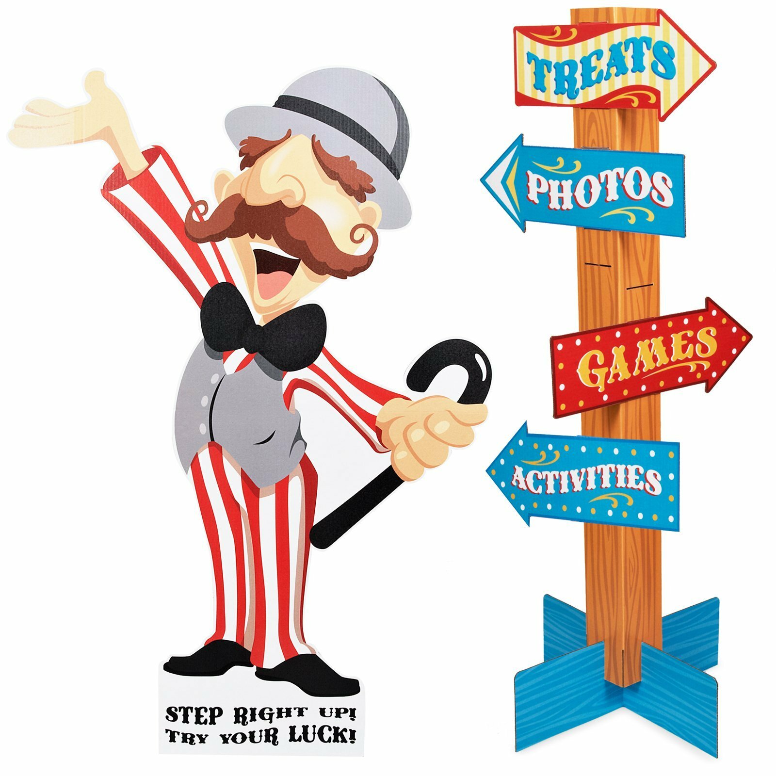 Carnival Man Stand Up Decoration *DAMAGED*