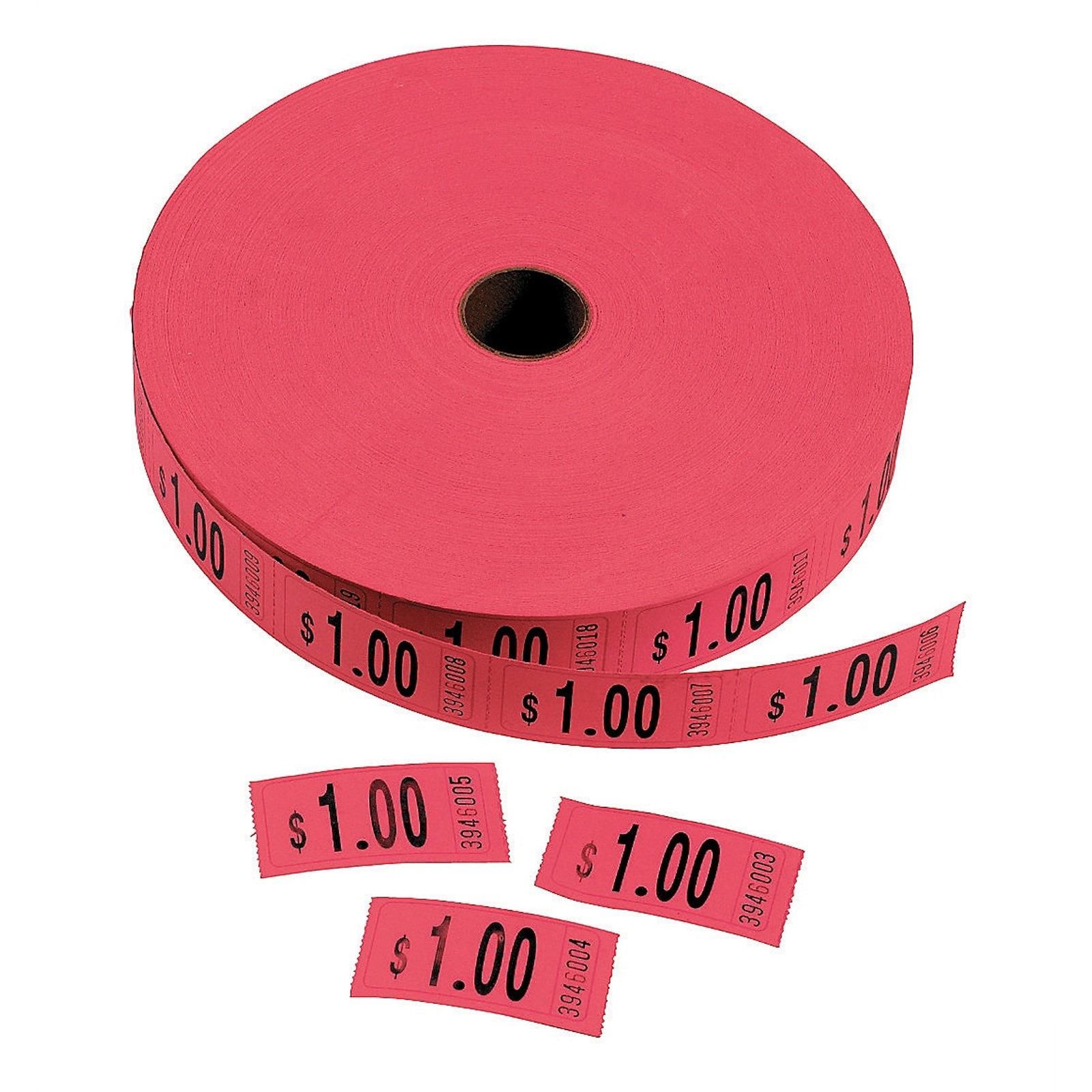 $1.00 Ticket Roll Red (2000 Tickets)