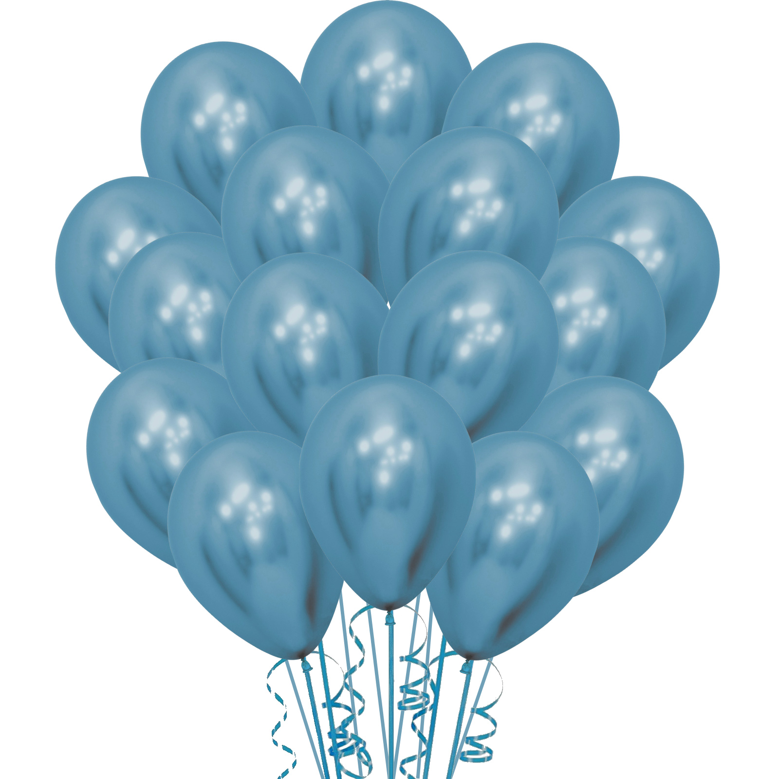 Sempertex Reflex Blue Latex Small 12cm Balloons (Pack of 20)