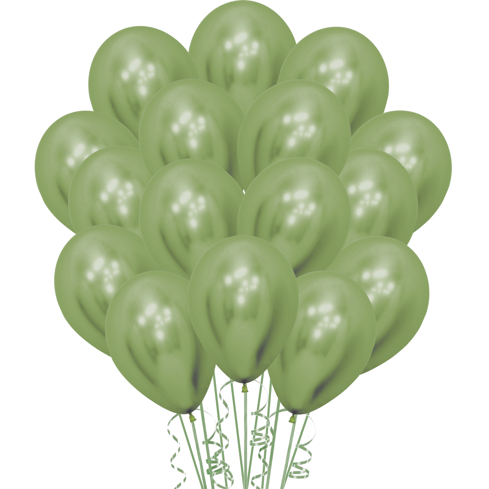 Sempertex Reflex Lime Green Latex Small 12cm Balloons (Pack of 20)