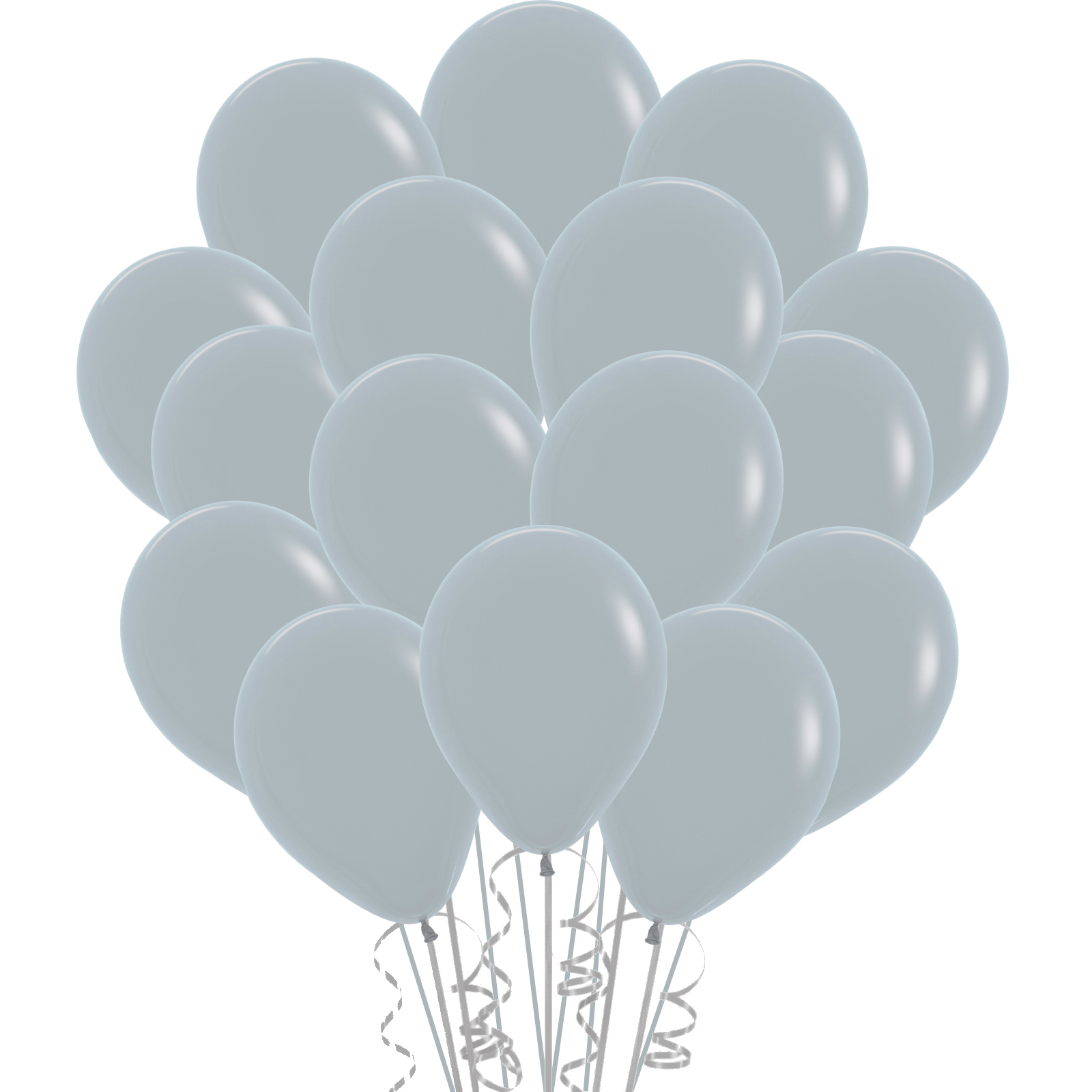 Sempertex Fashion Grey Latex Small 12cm Balloons (Pack of 20)