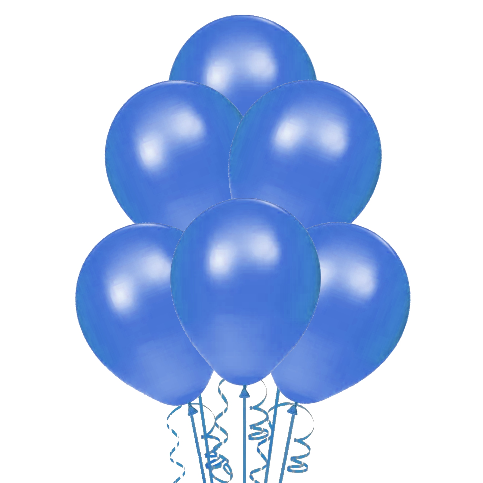 Royal Blue Party Balloons 25cm (Pack of 15) Blue Coloured Party
