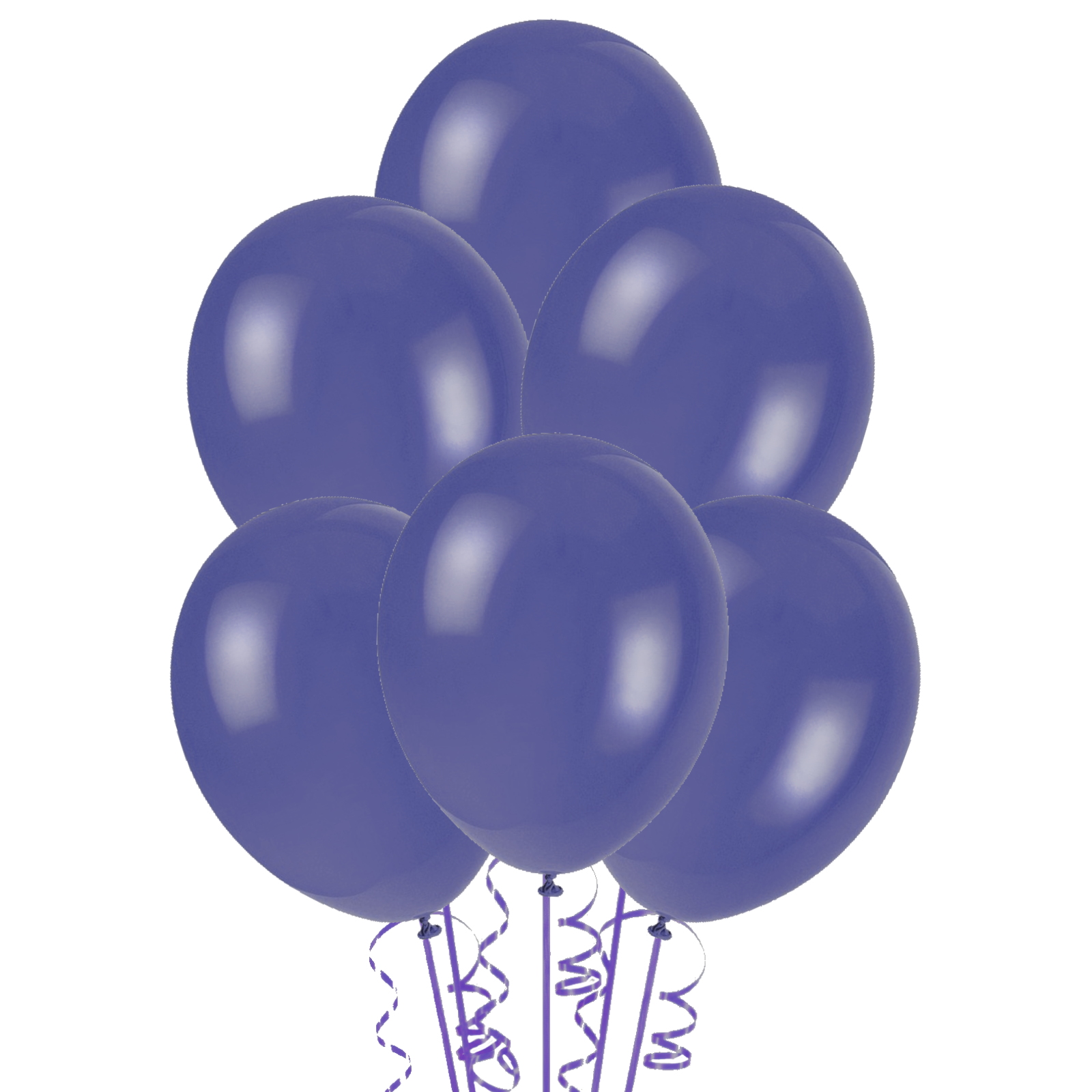 Electric Purple Pearl Latex Balloons 30cm (Pack of 50)