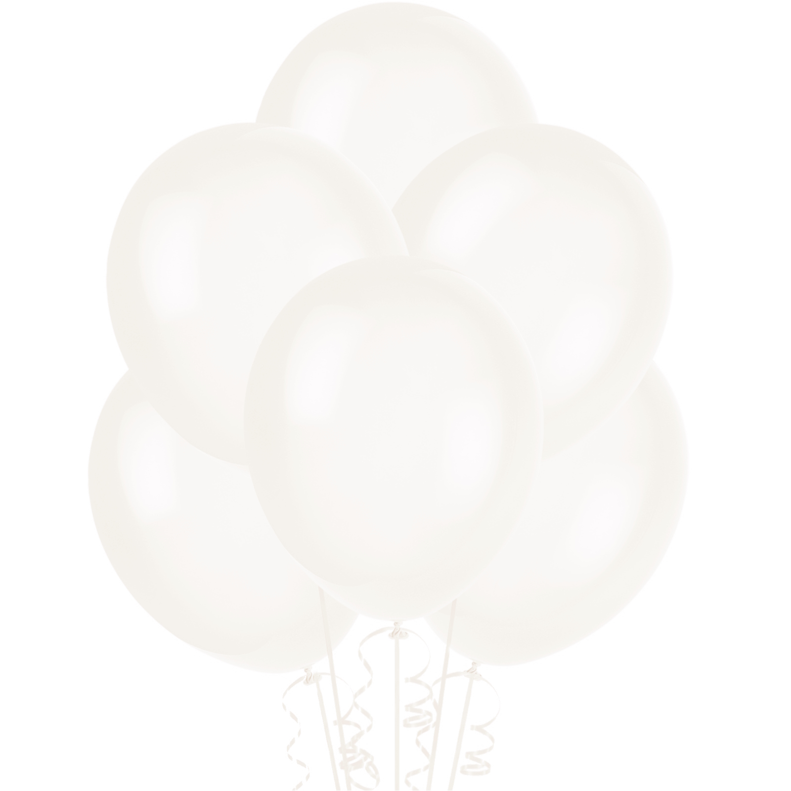 Clear Latex Crystal Balloons 30cm Round (Pack of 50)