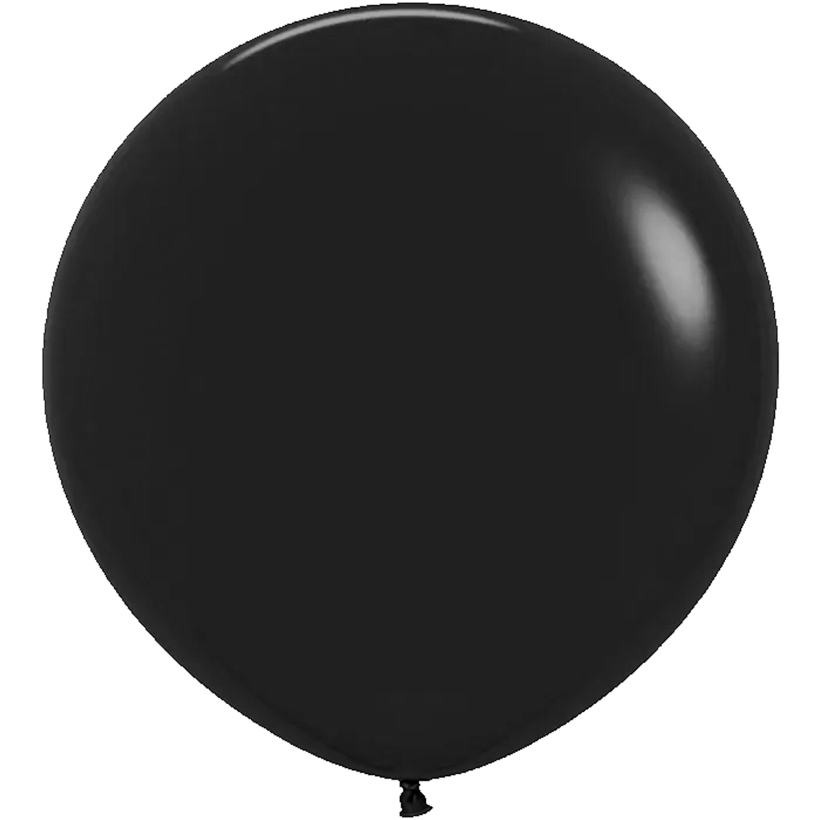 Five Star Jumbo 90cm Matte Black Balloon Round