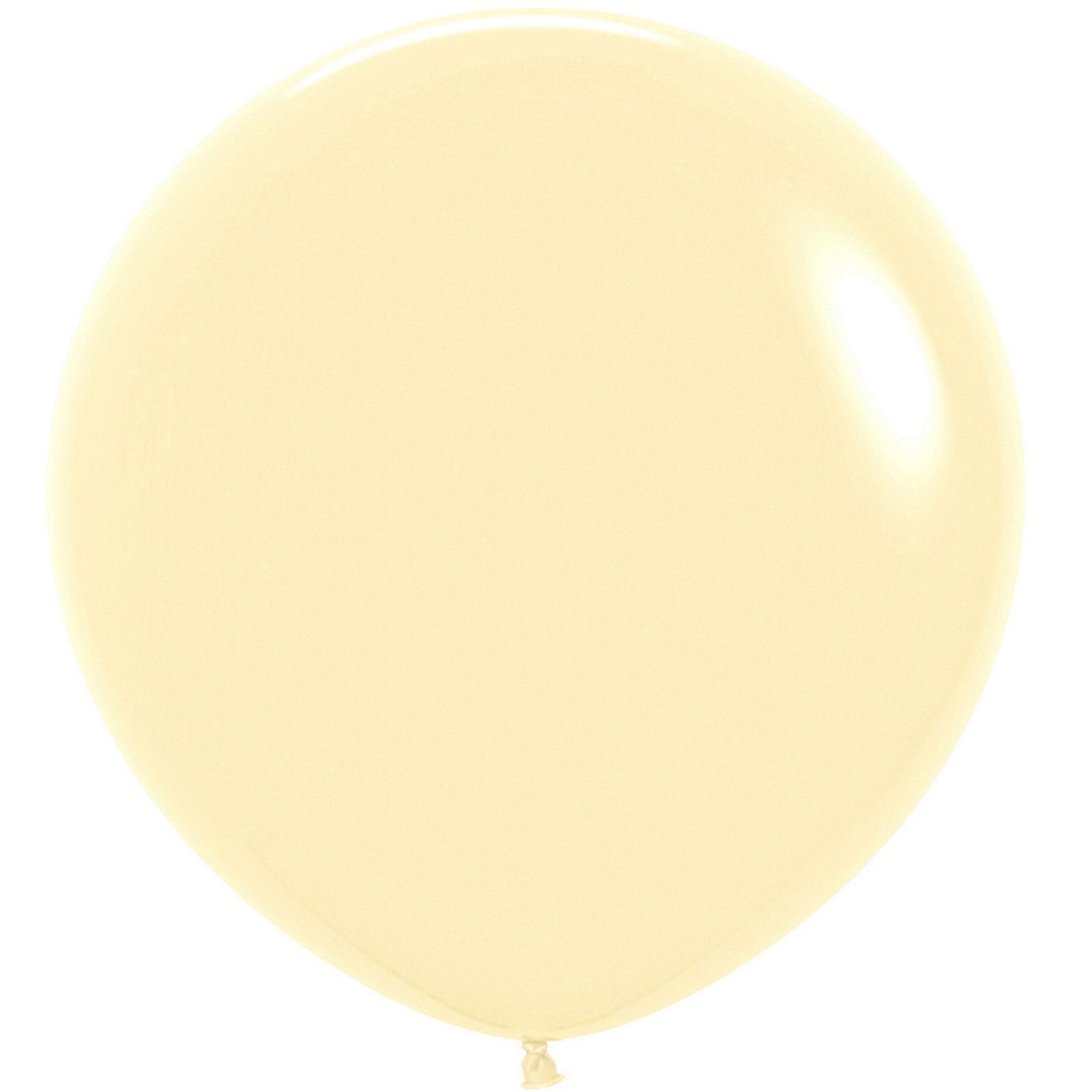 Five Star Jumbo 90cm Pastel Yellow Balloon Round