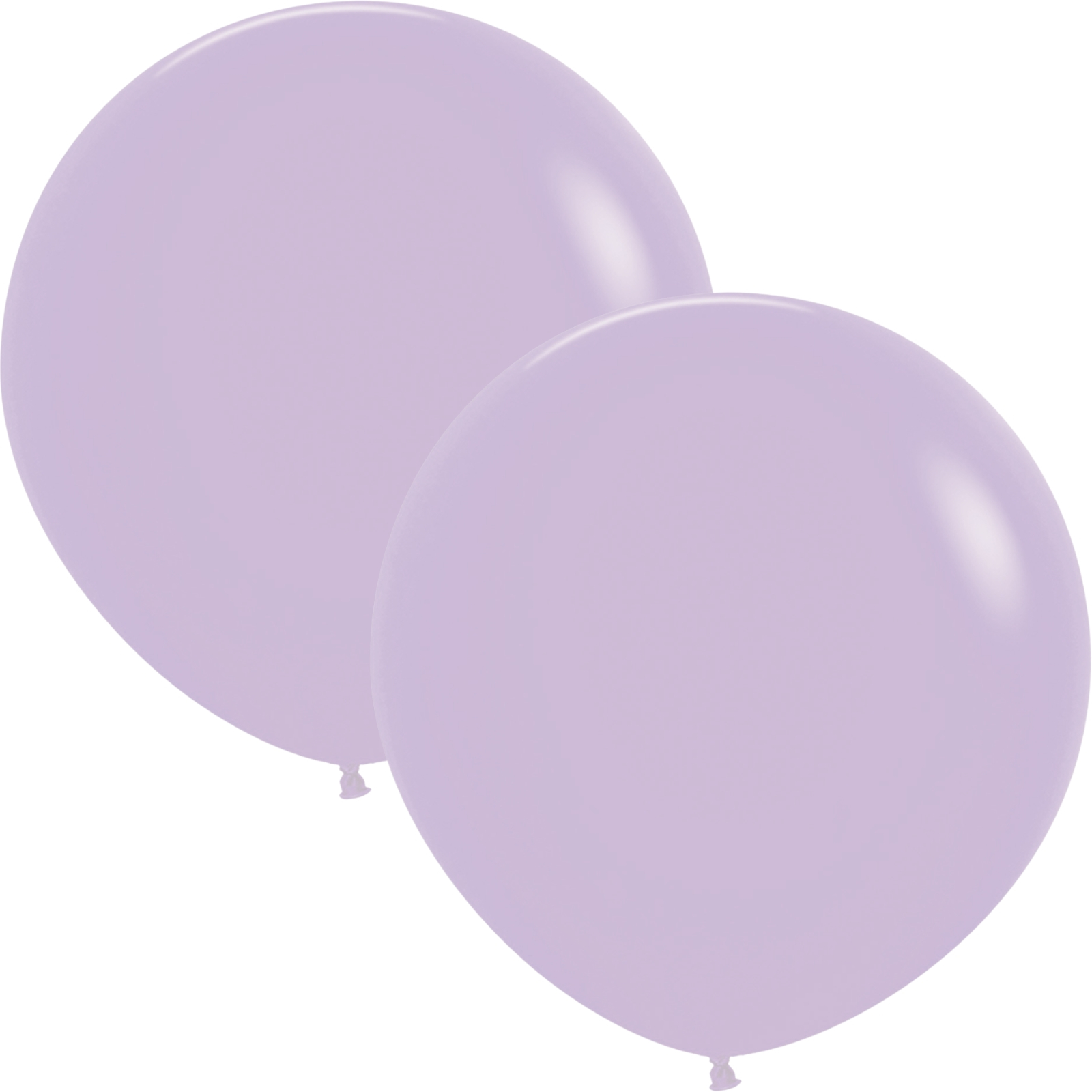 Five Star Jumbo 60cm Pastel Matte Lilac Balloon Round (Pack of 2)