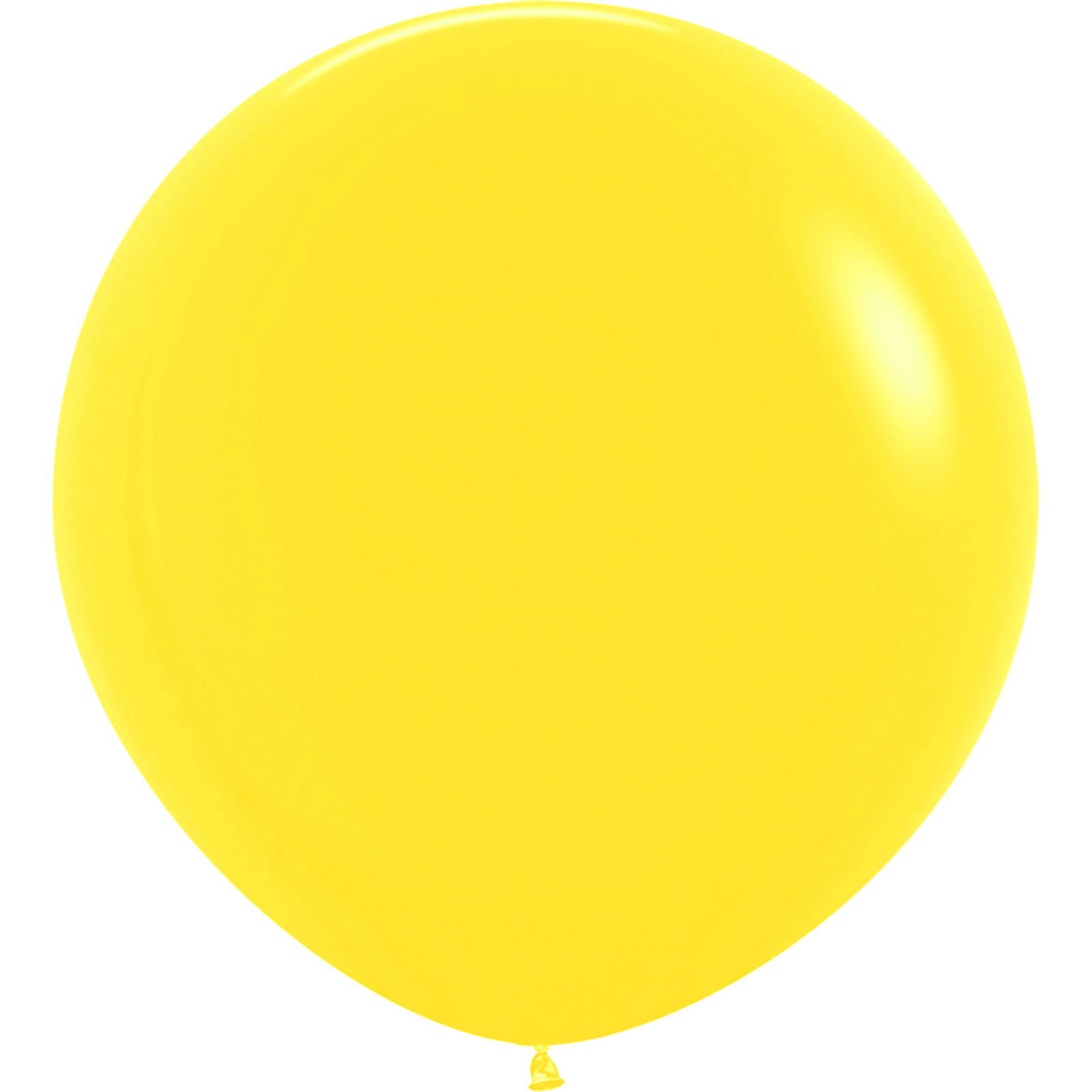 Five Star Jumbo 90cm Bright Yellow Balloon Round