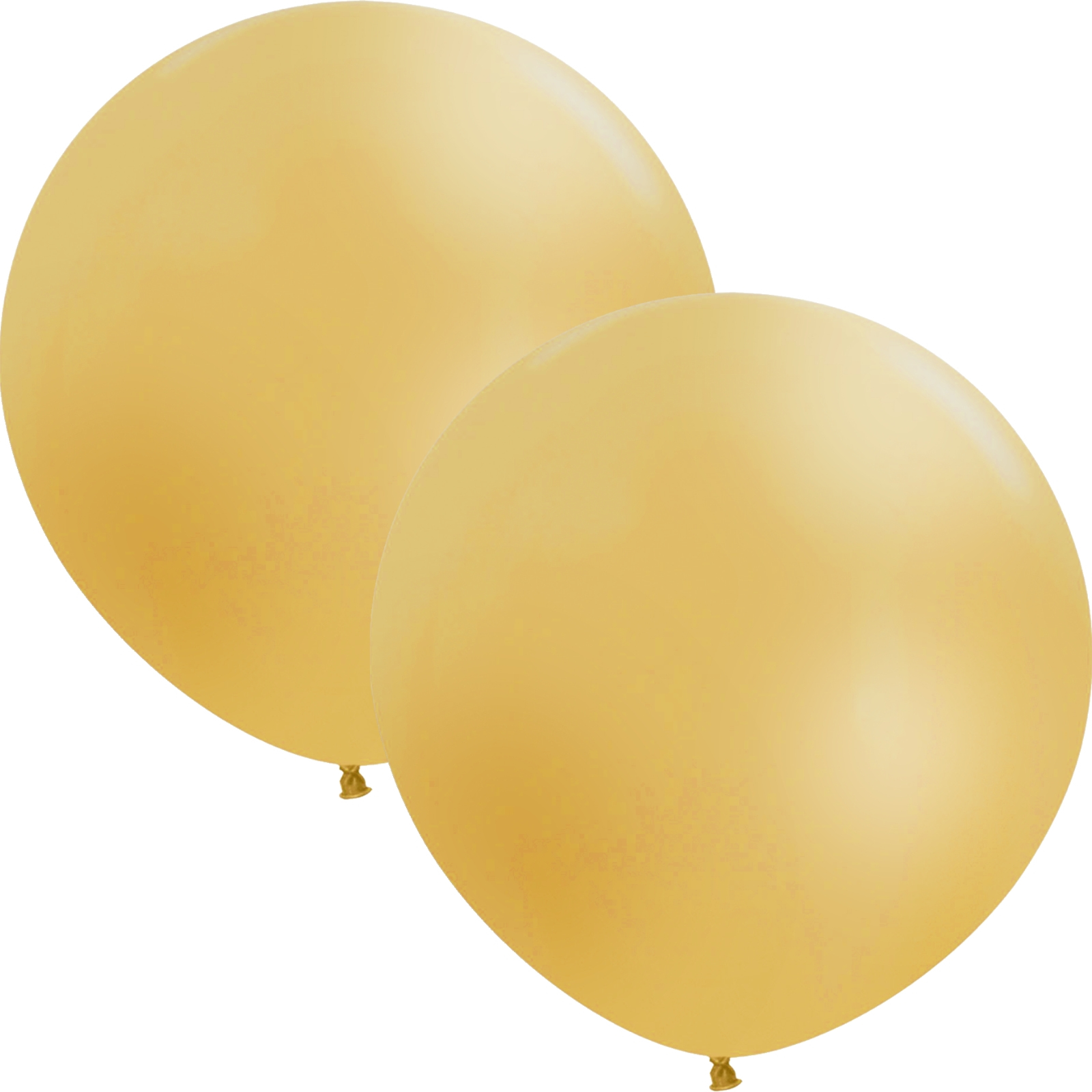 Five Star Jumbo 60cm Shimmer Gold Balloon Round (Pack of 2)