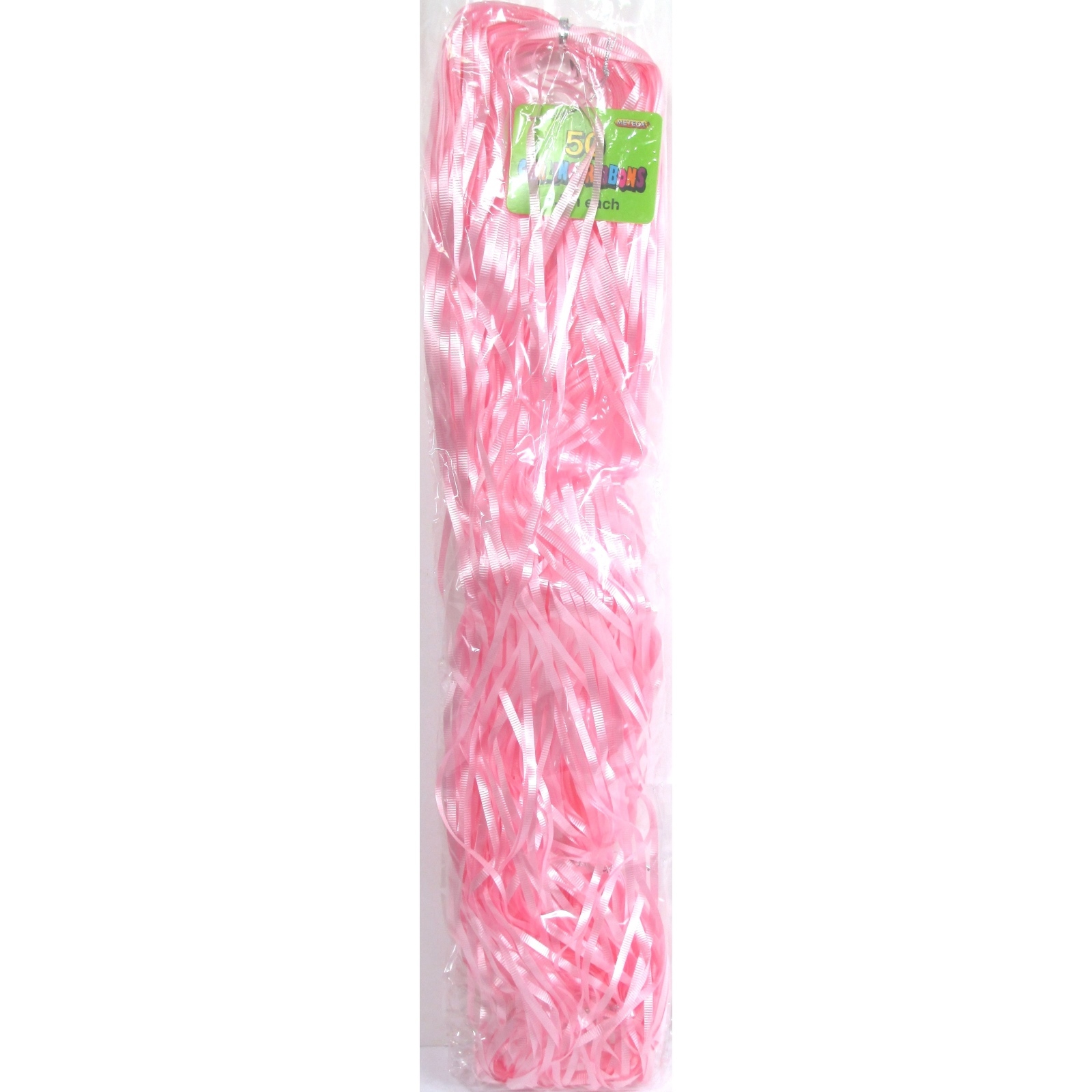 Precut Ribbon Light Pink 2.5m Lengths (Pack of 50)
