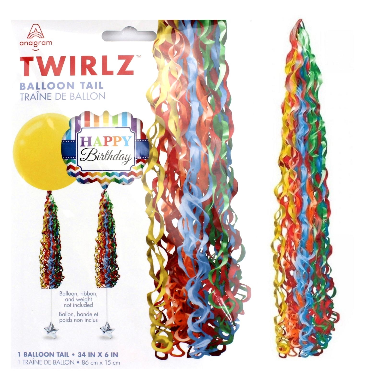 Twirlz Balloon Tail Rainbow