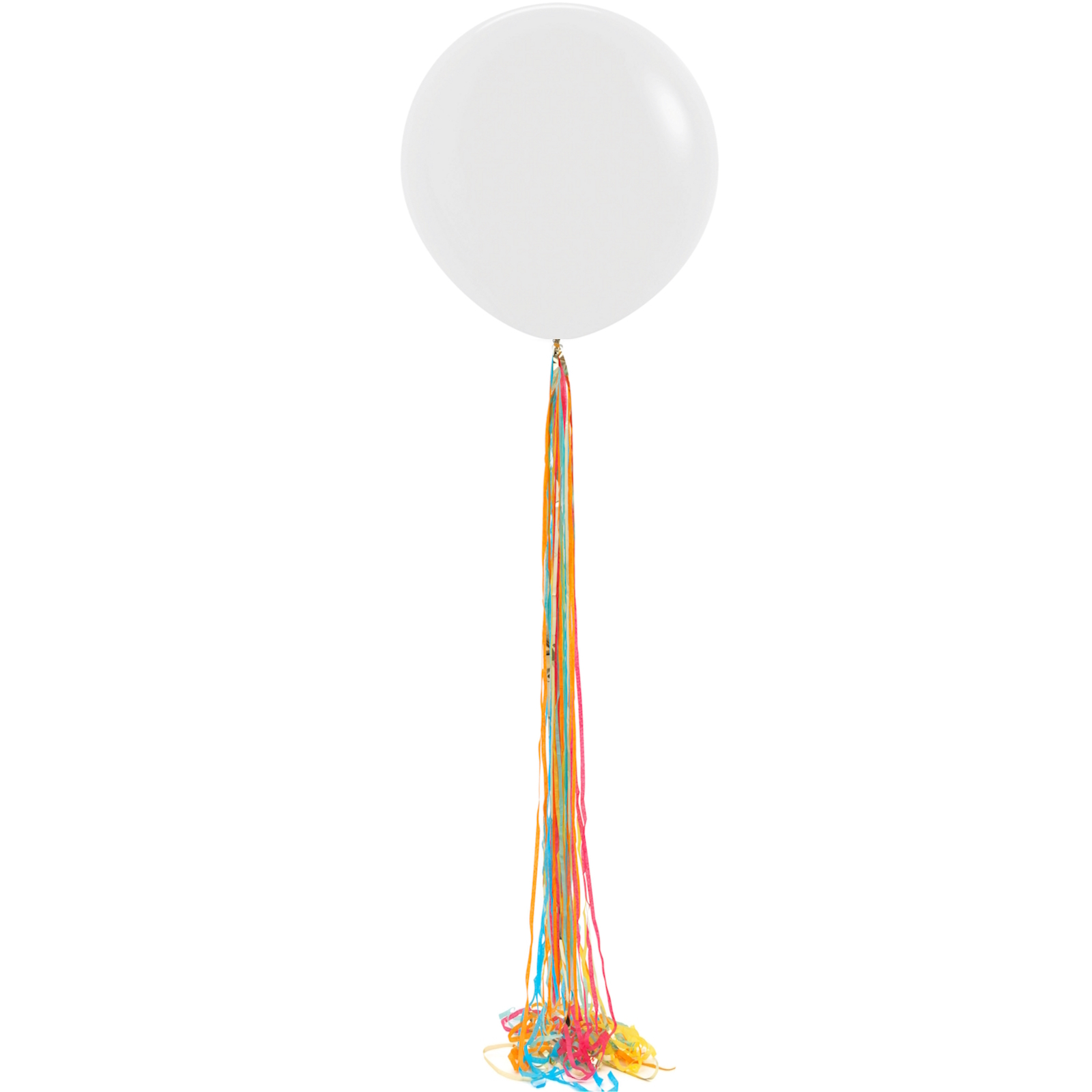 Gold Foil and Colourful Tassel Balloon Tail