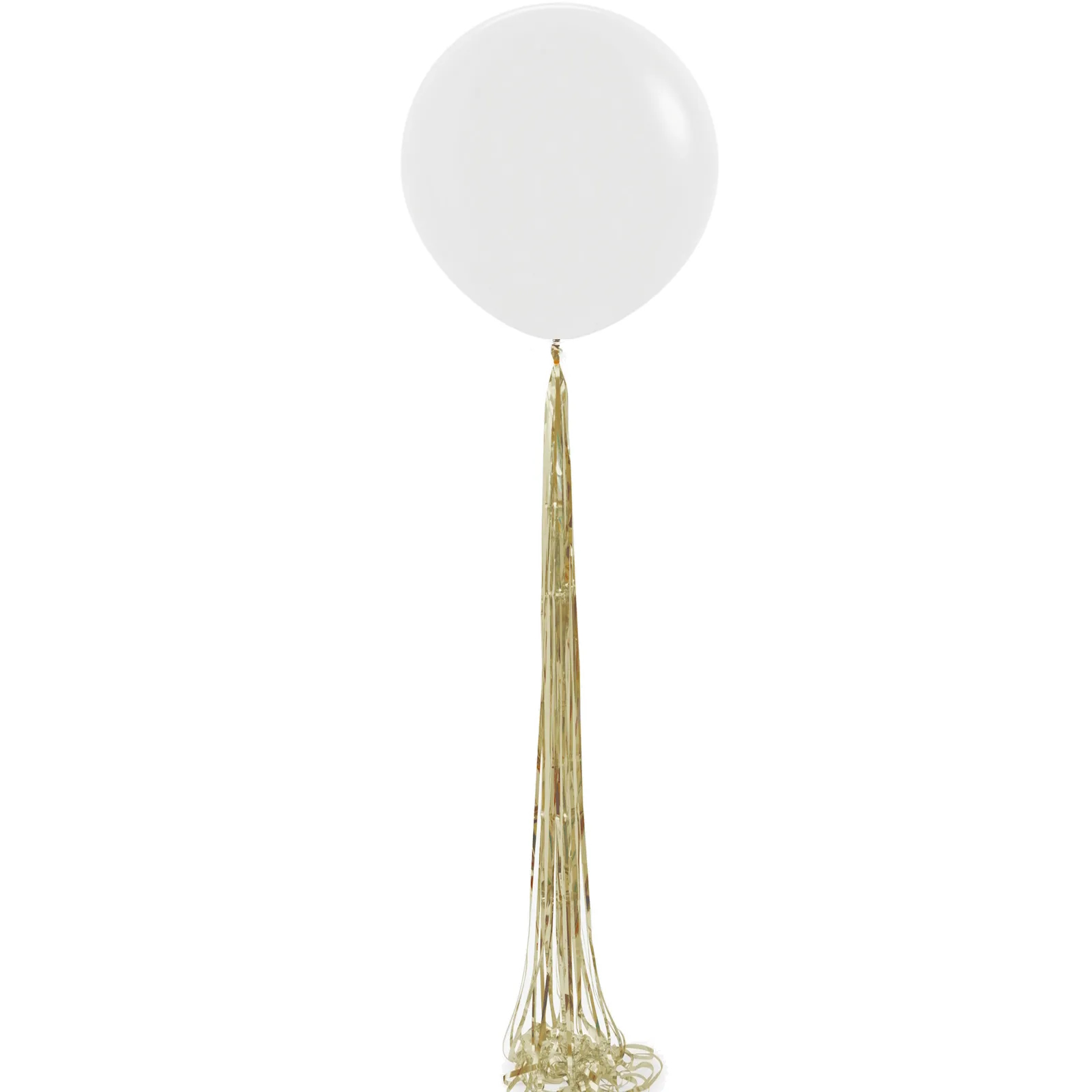Gold Foil Tassel Balloon Tail